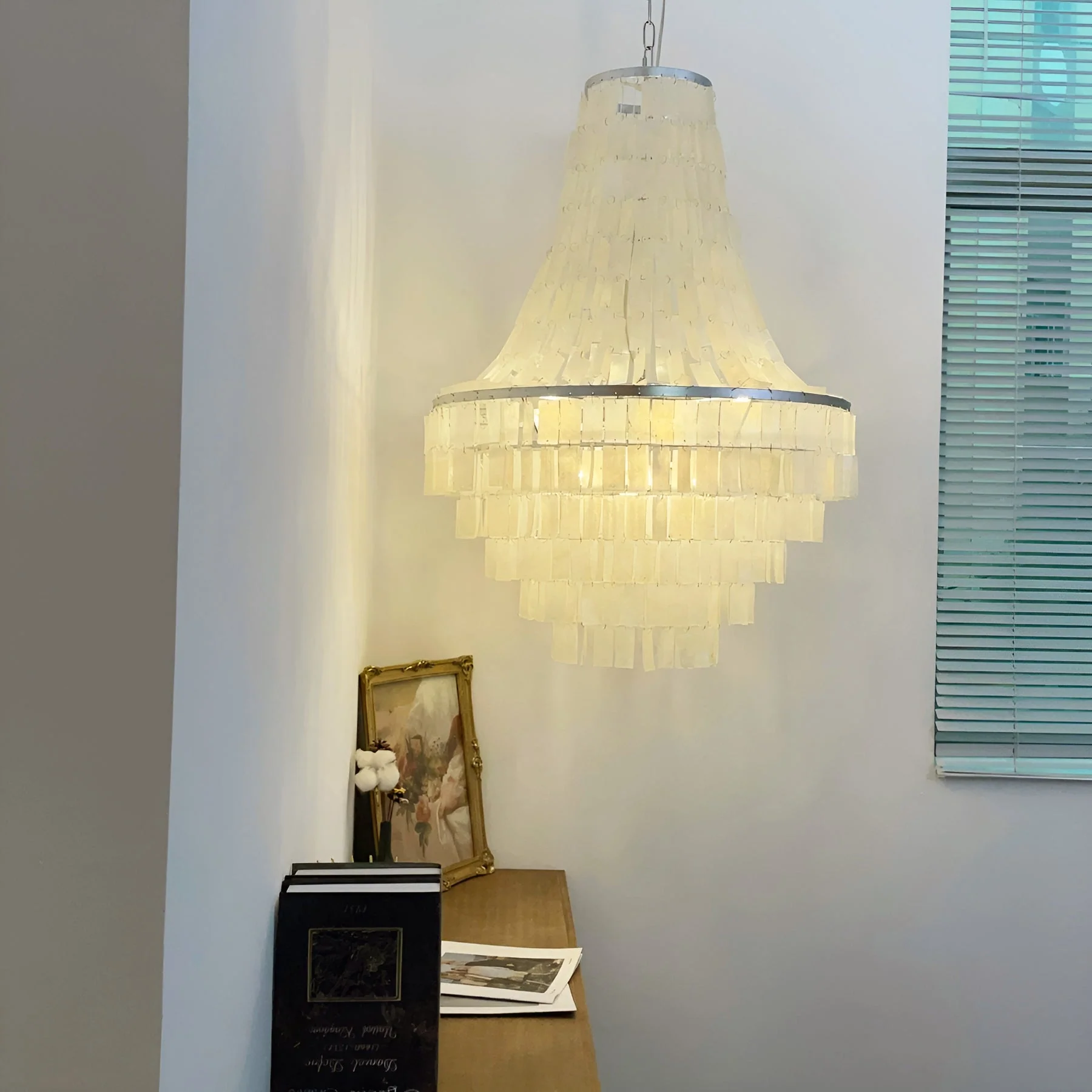 Boho Shell Tiered Chandelier - Image 11