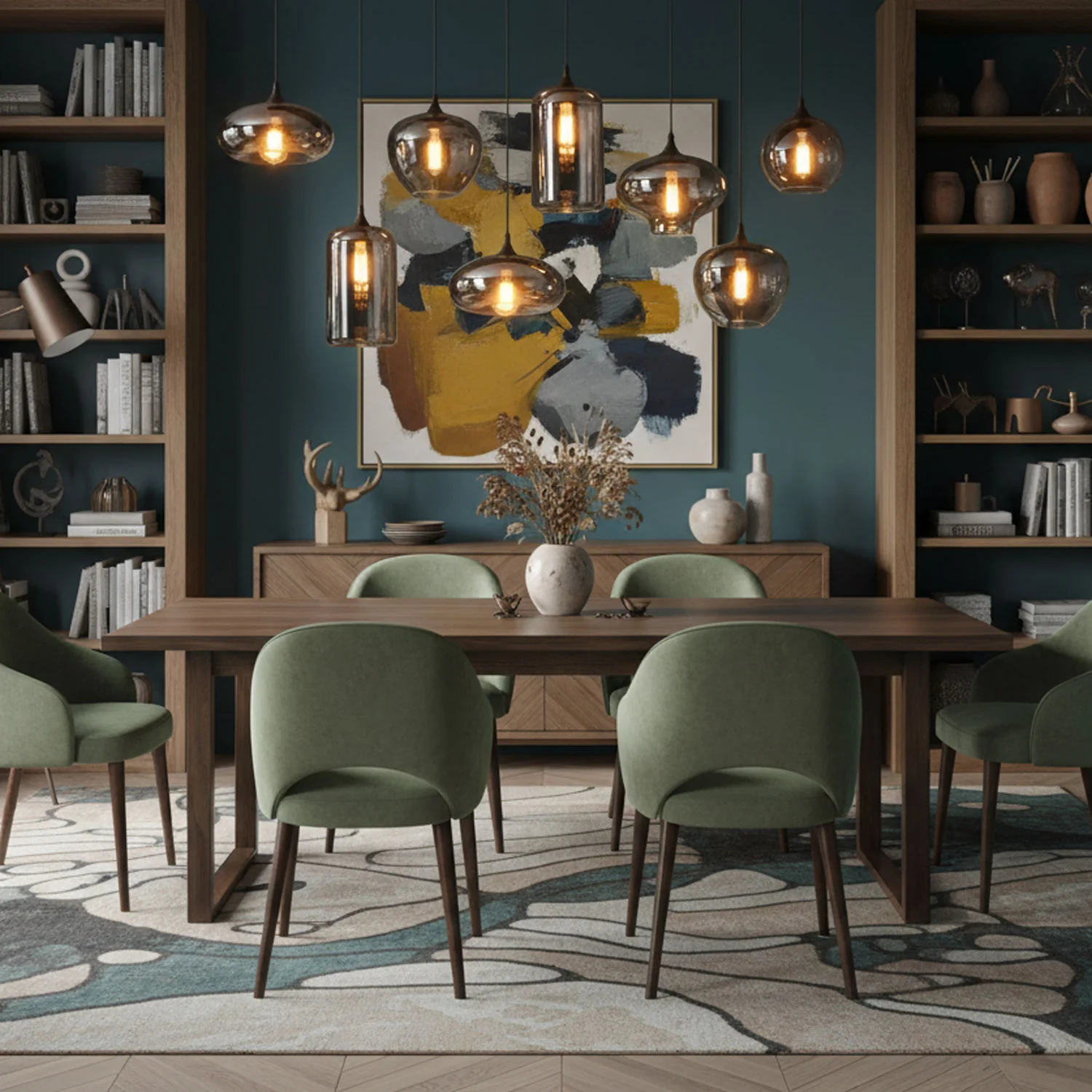Bottle Glass Pendant Light - Image 5