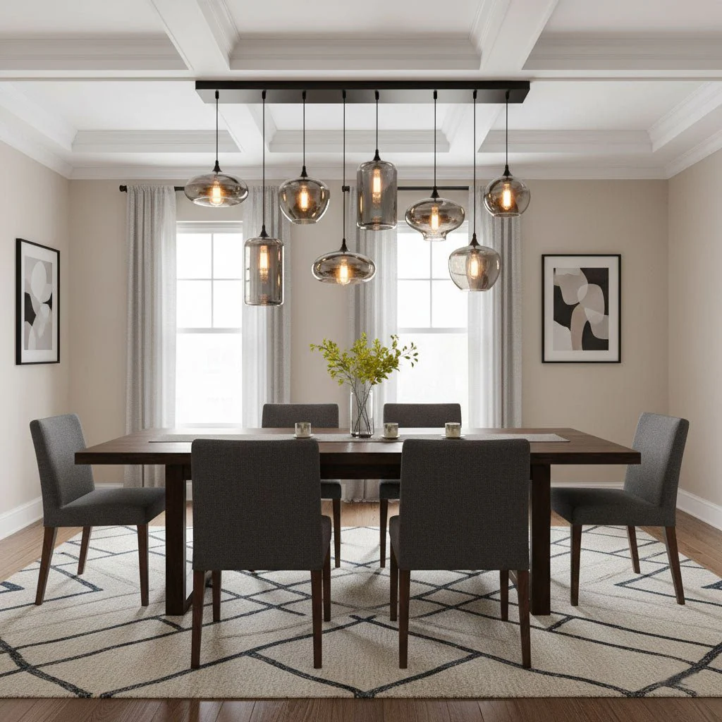 Bottle Glass Pendant Light - Image 7