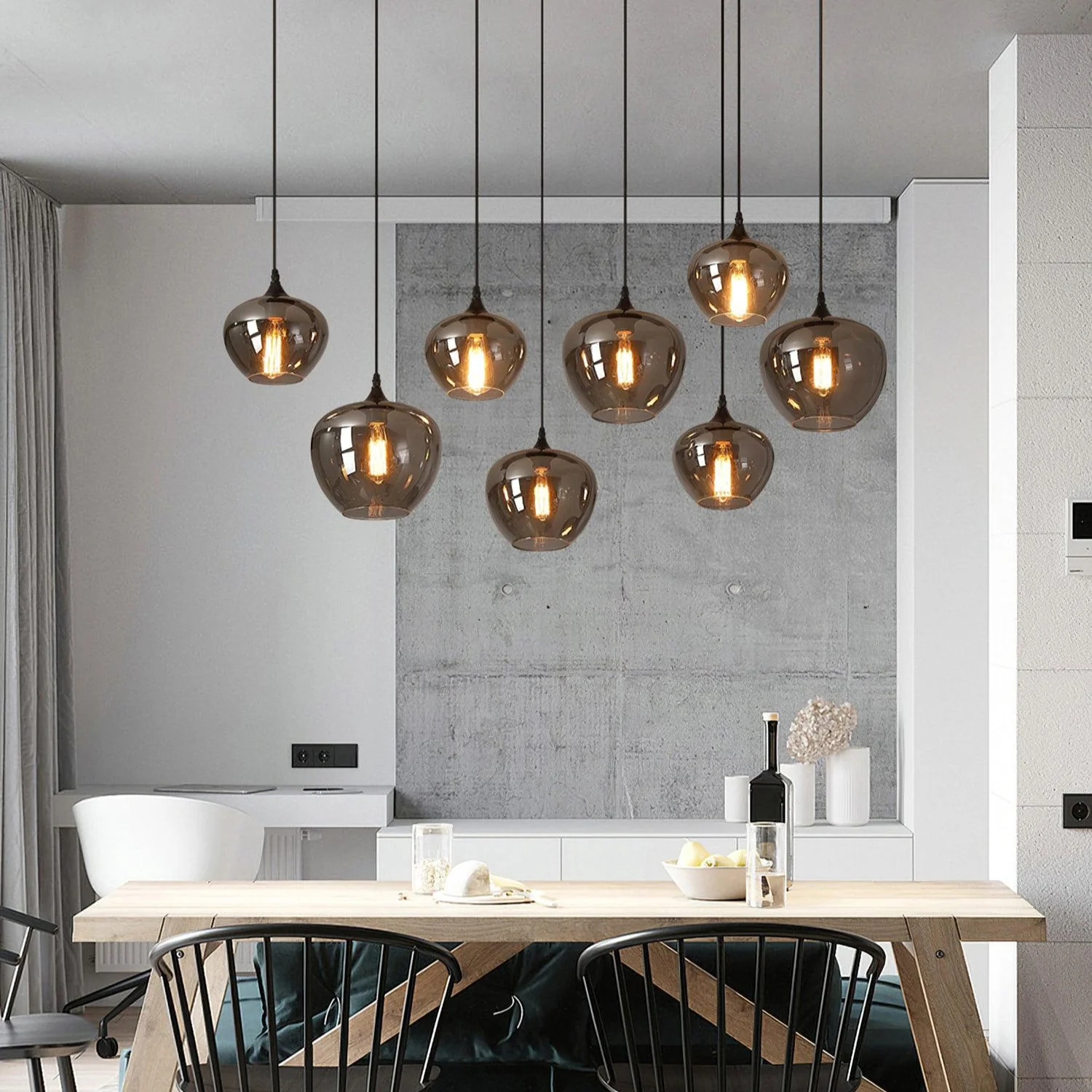 Bottle Glass Pendant Light - Image 16