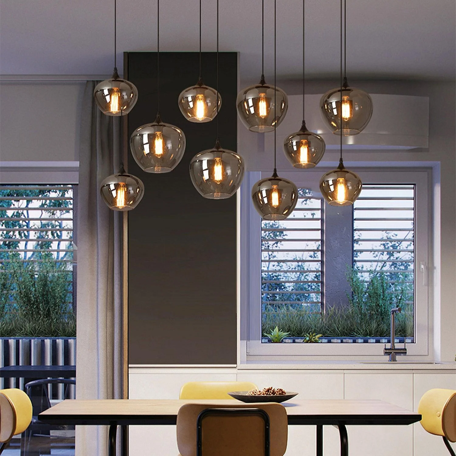 Bottle Glass Pendant Light - Image 10