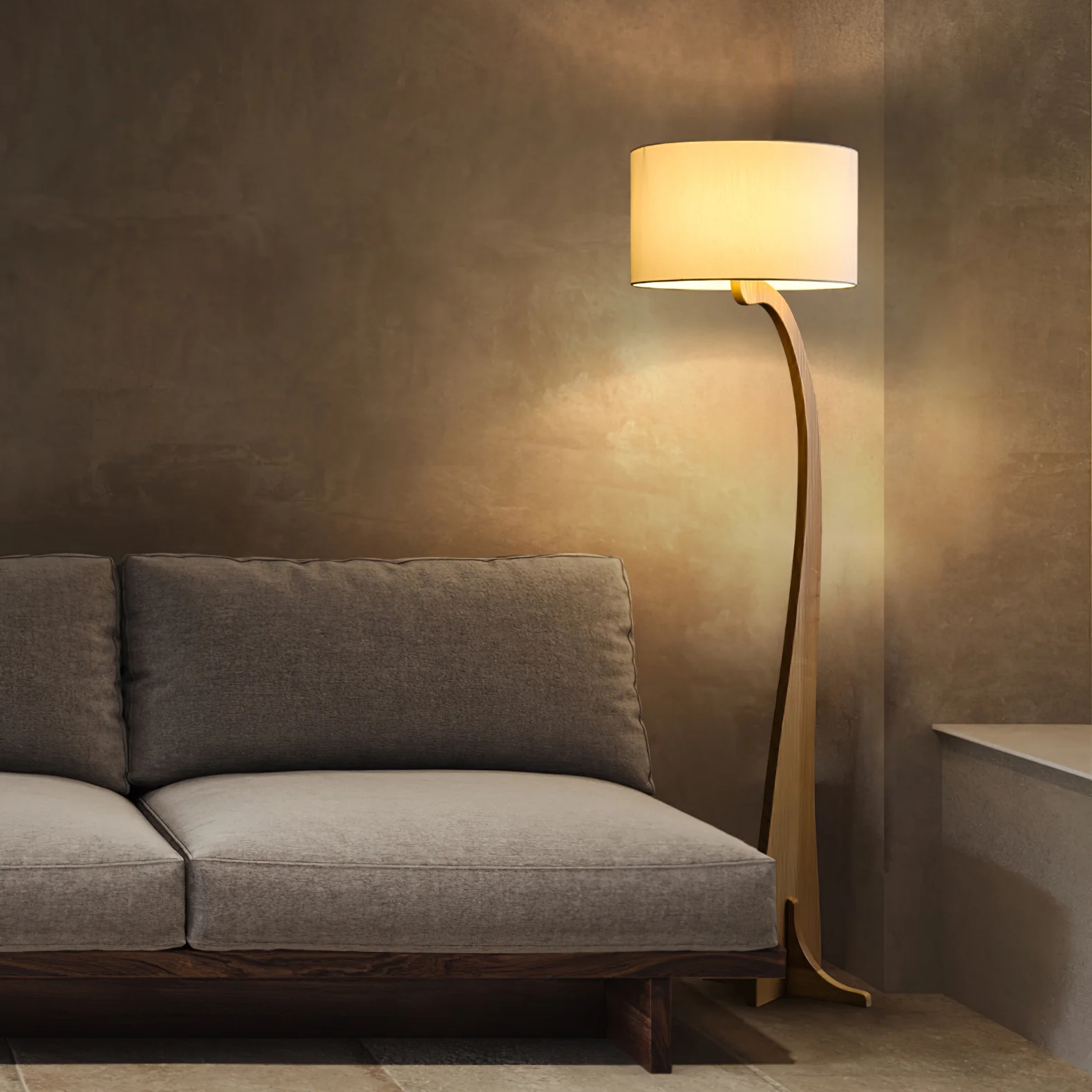 Bow Curve Floor Lamp - Image 4