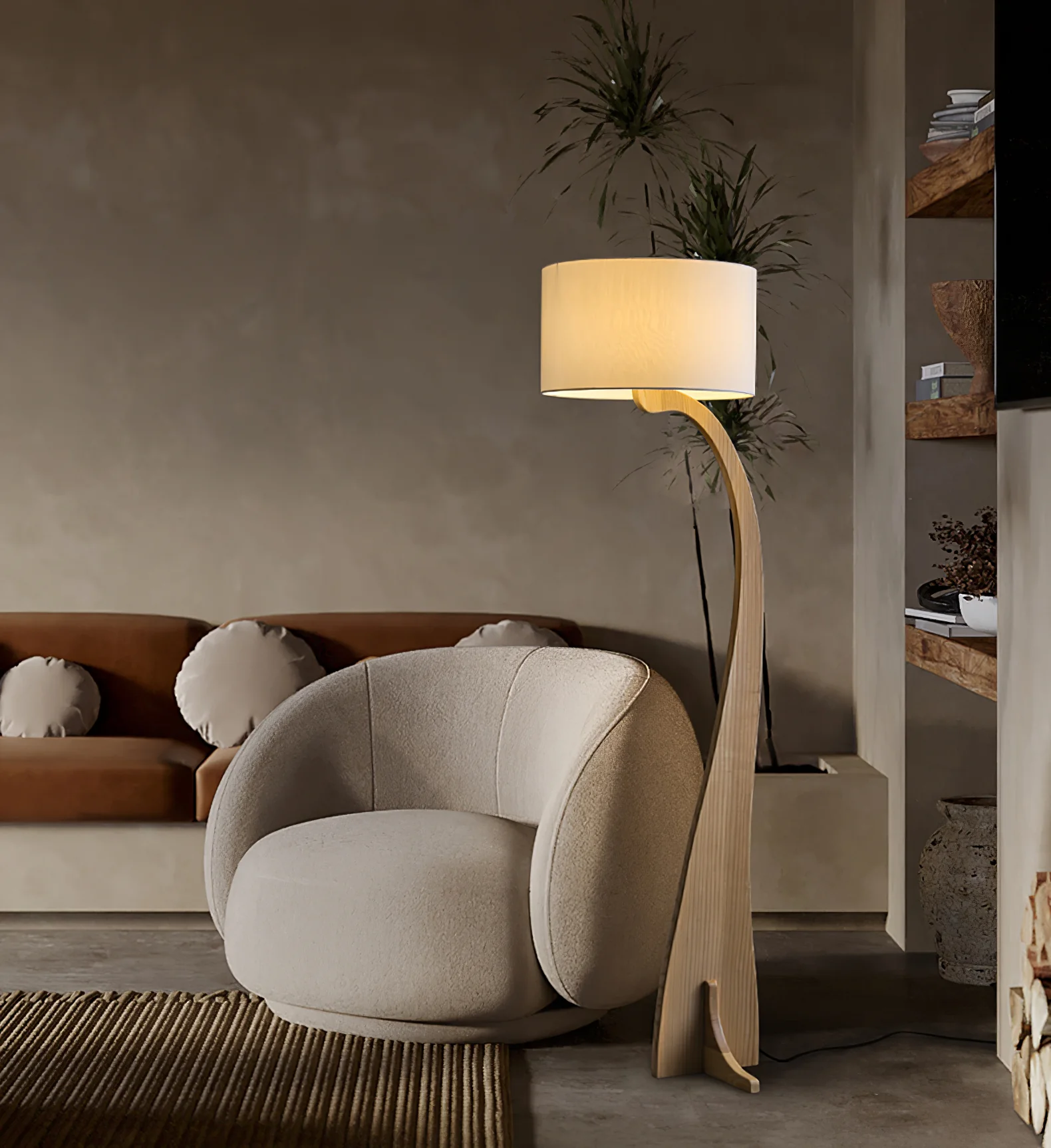 Bow Curve Floor Lamp - Image 7