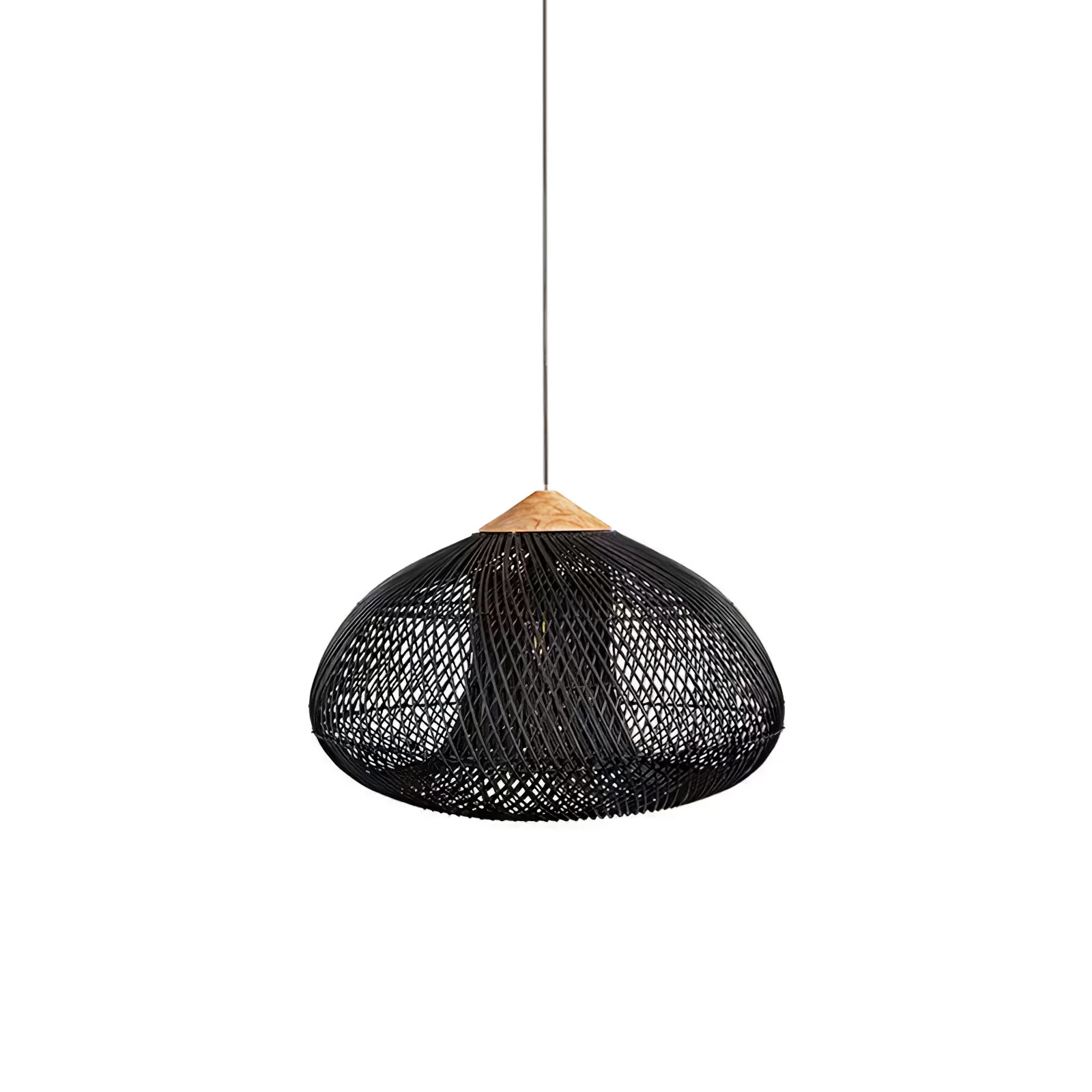 Braided Rattan Pendant Lamp - Image 100