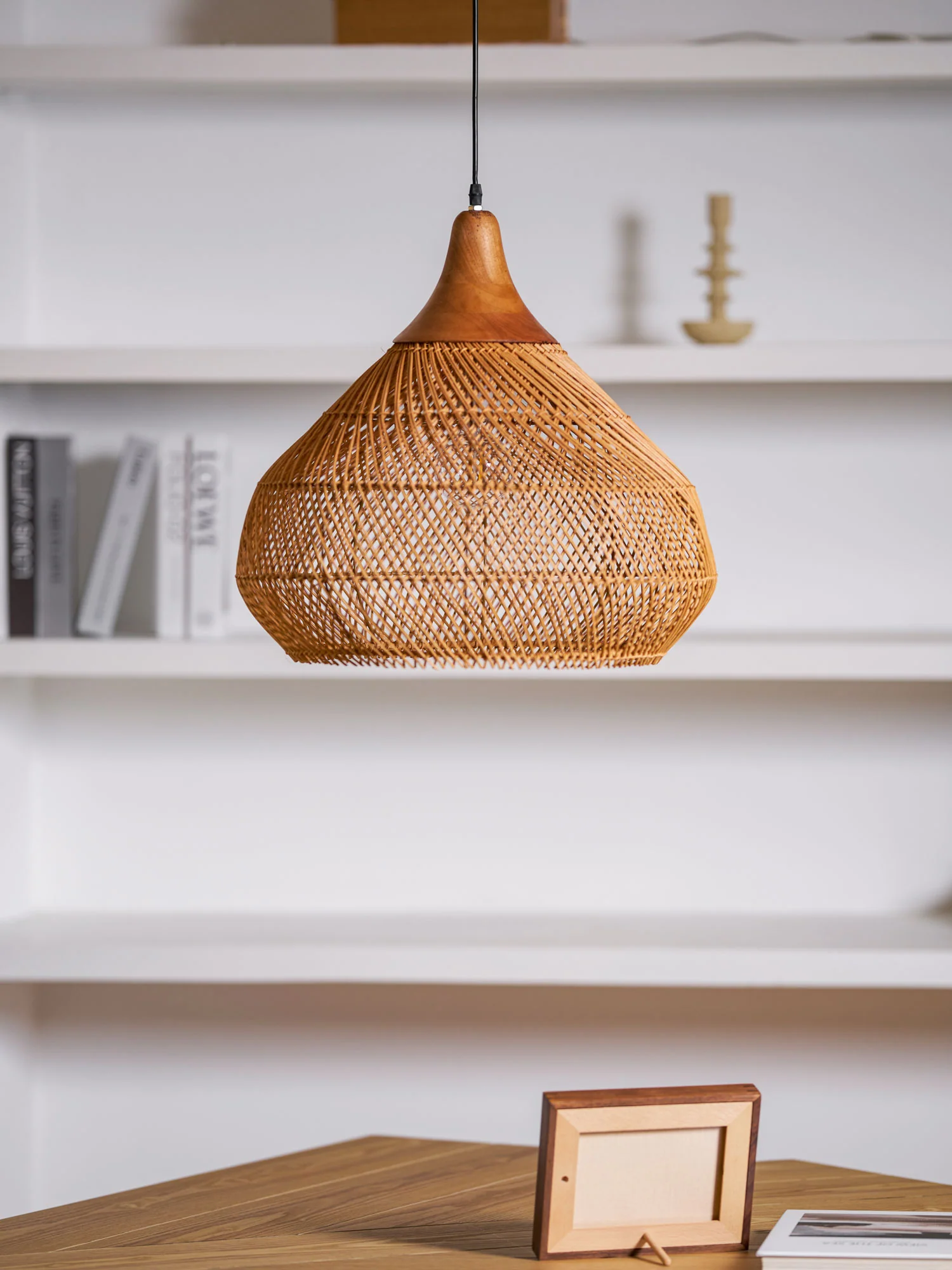 Braided Rattan Pendant Lamp - Image 20