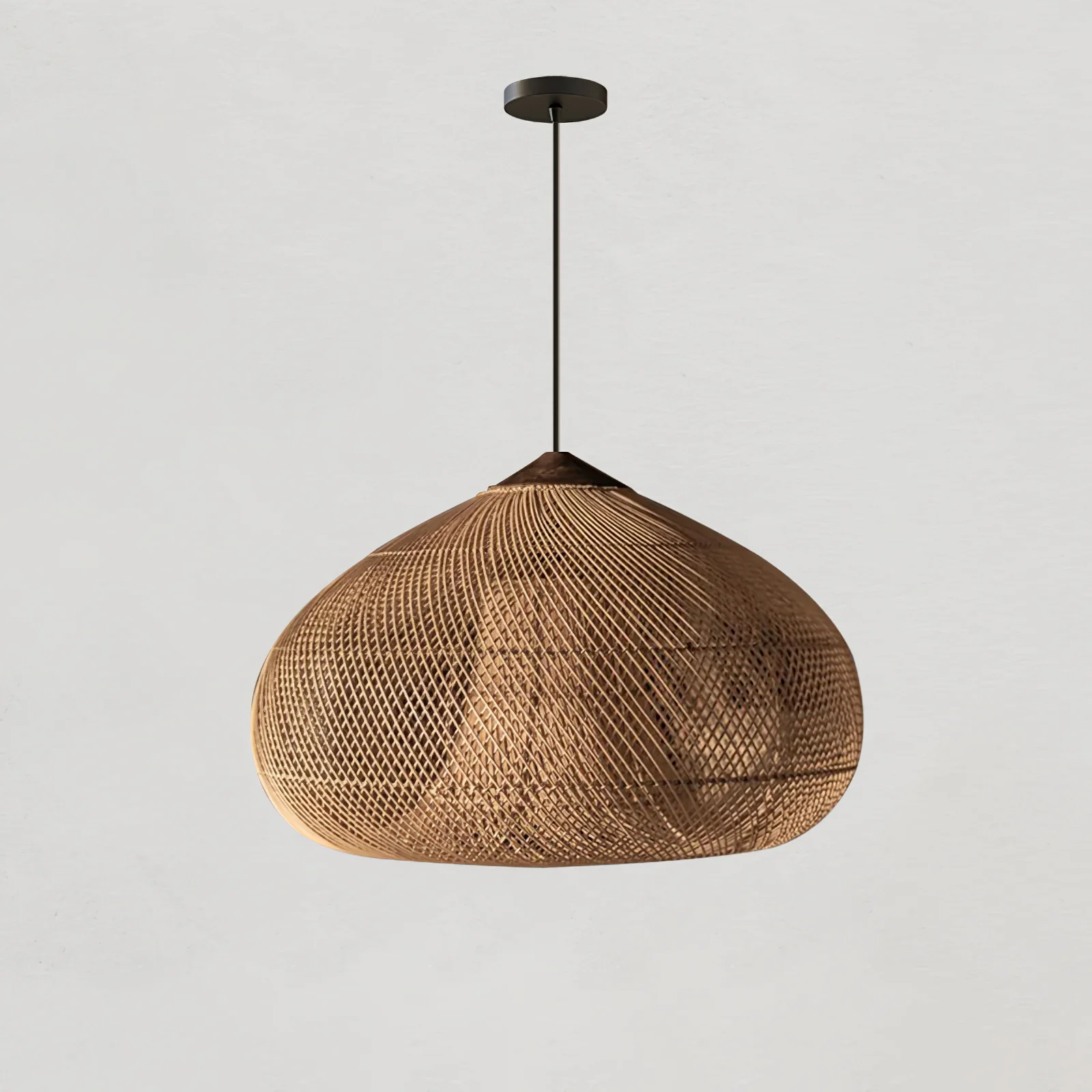 Braided Rattan Pendant Lamp - Image 35