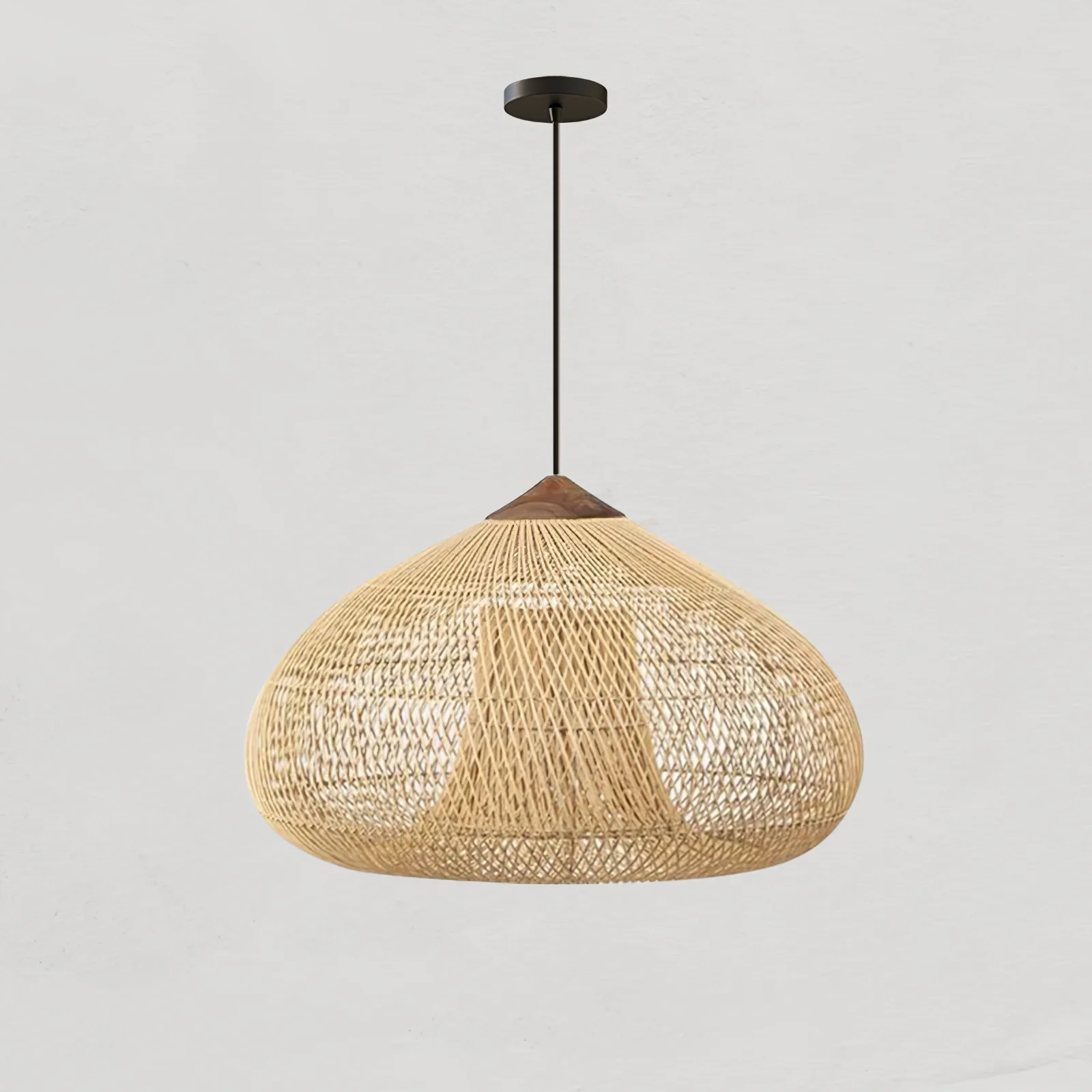 Braided Rattan Pendant Lamp - Image 47