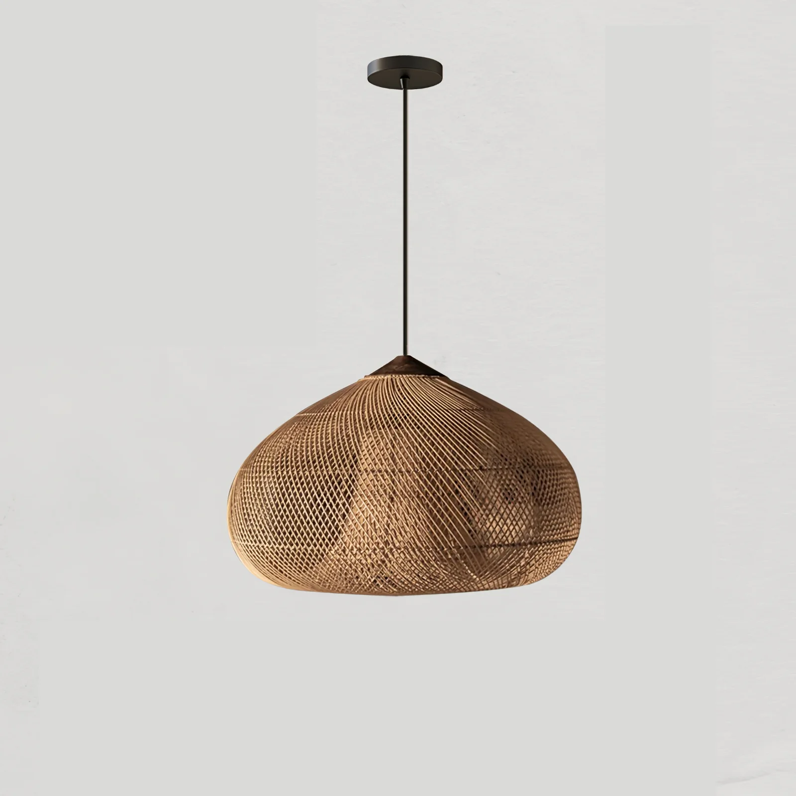 Braided Rattan Pendant Lamp - Image 52