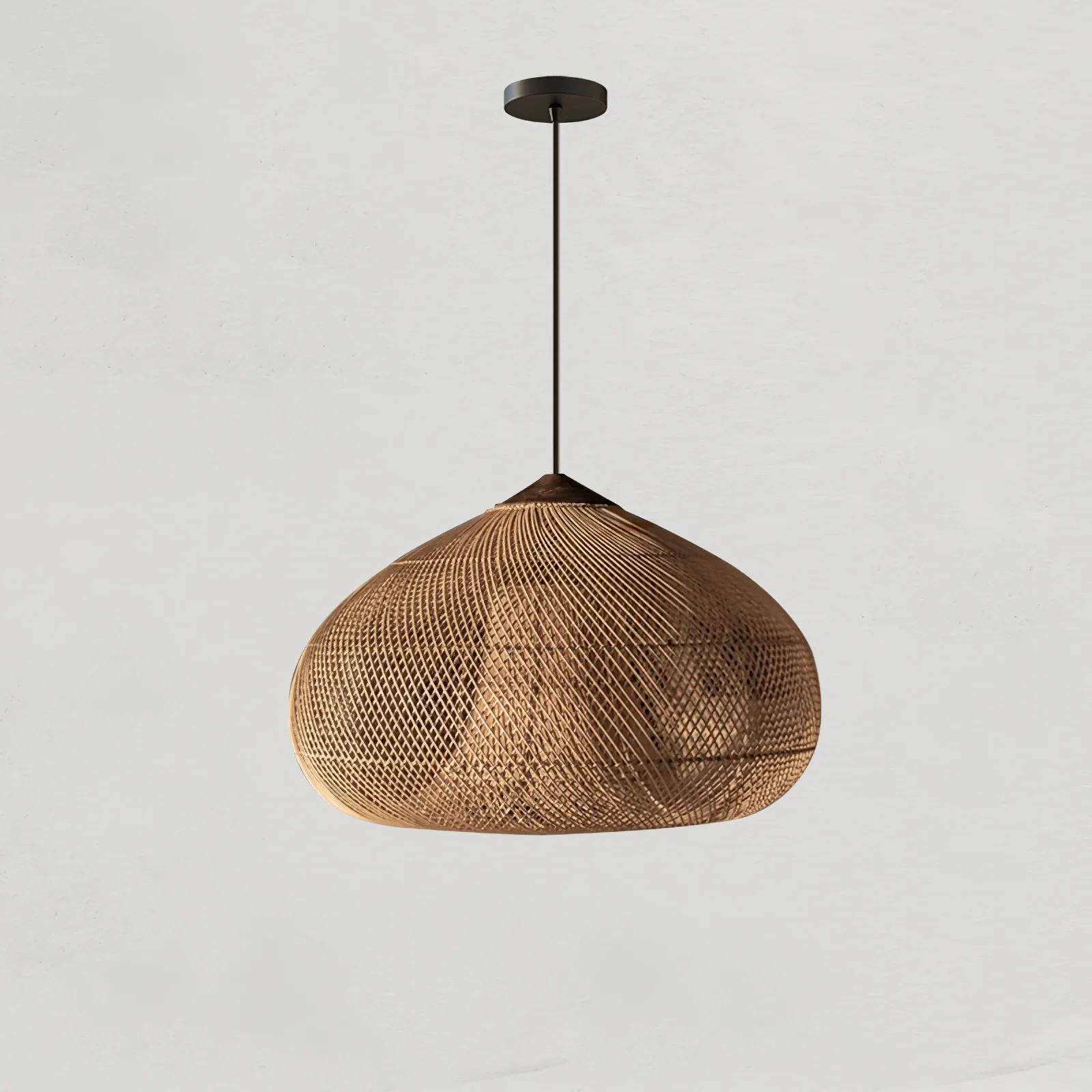 Braided Rattan Pendant Lamp - Image 57