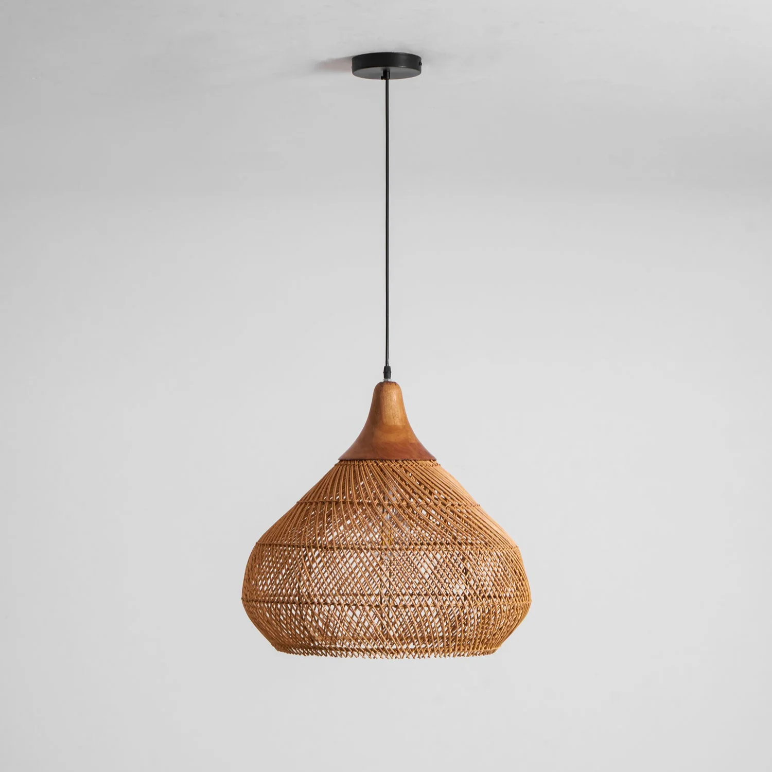 Braided Rattan Pendant Lamp - Image 89