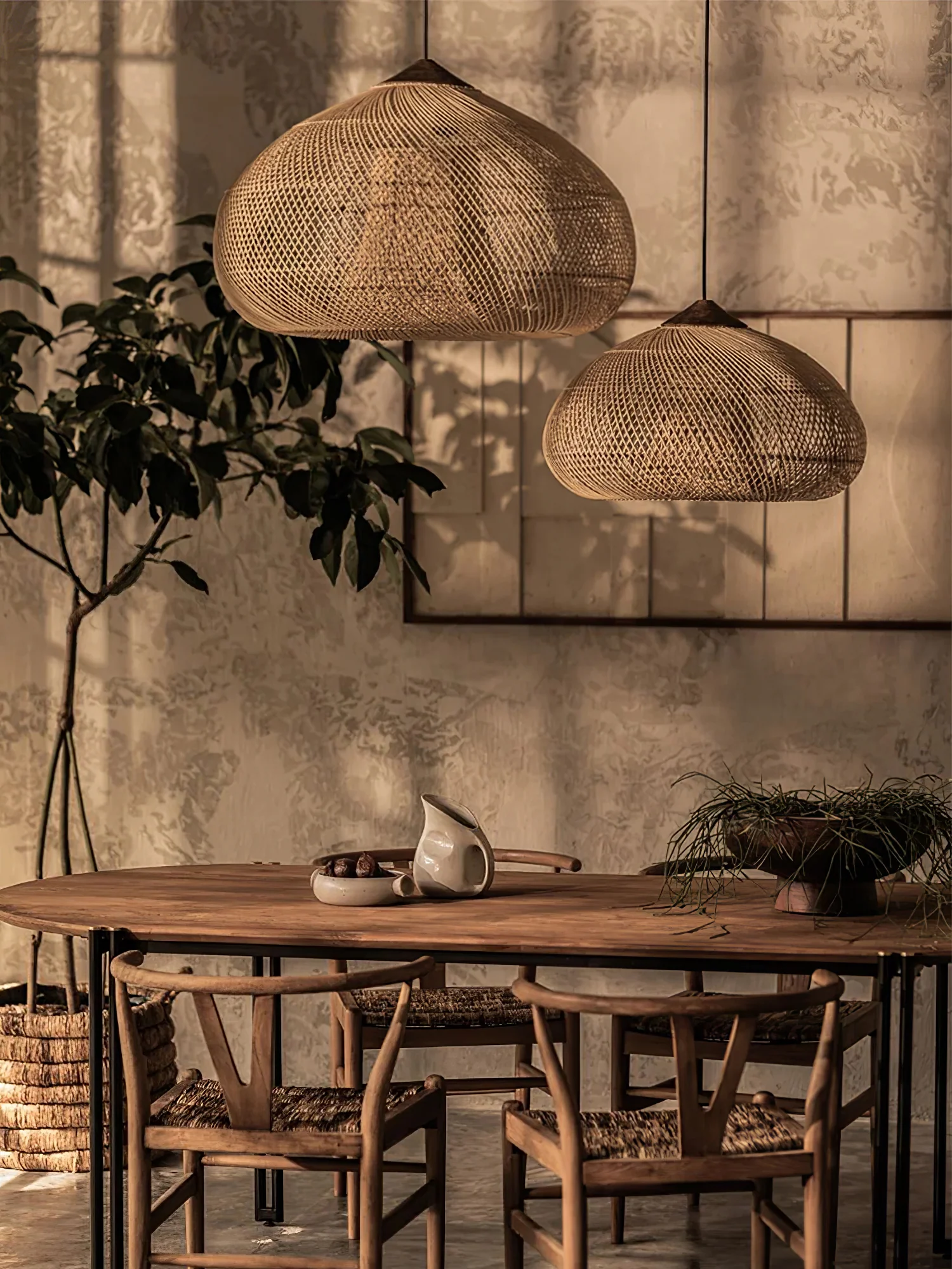 Braided Rattan Pendant Lamp - Image 27