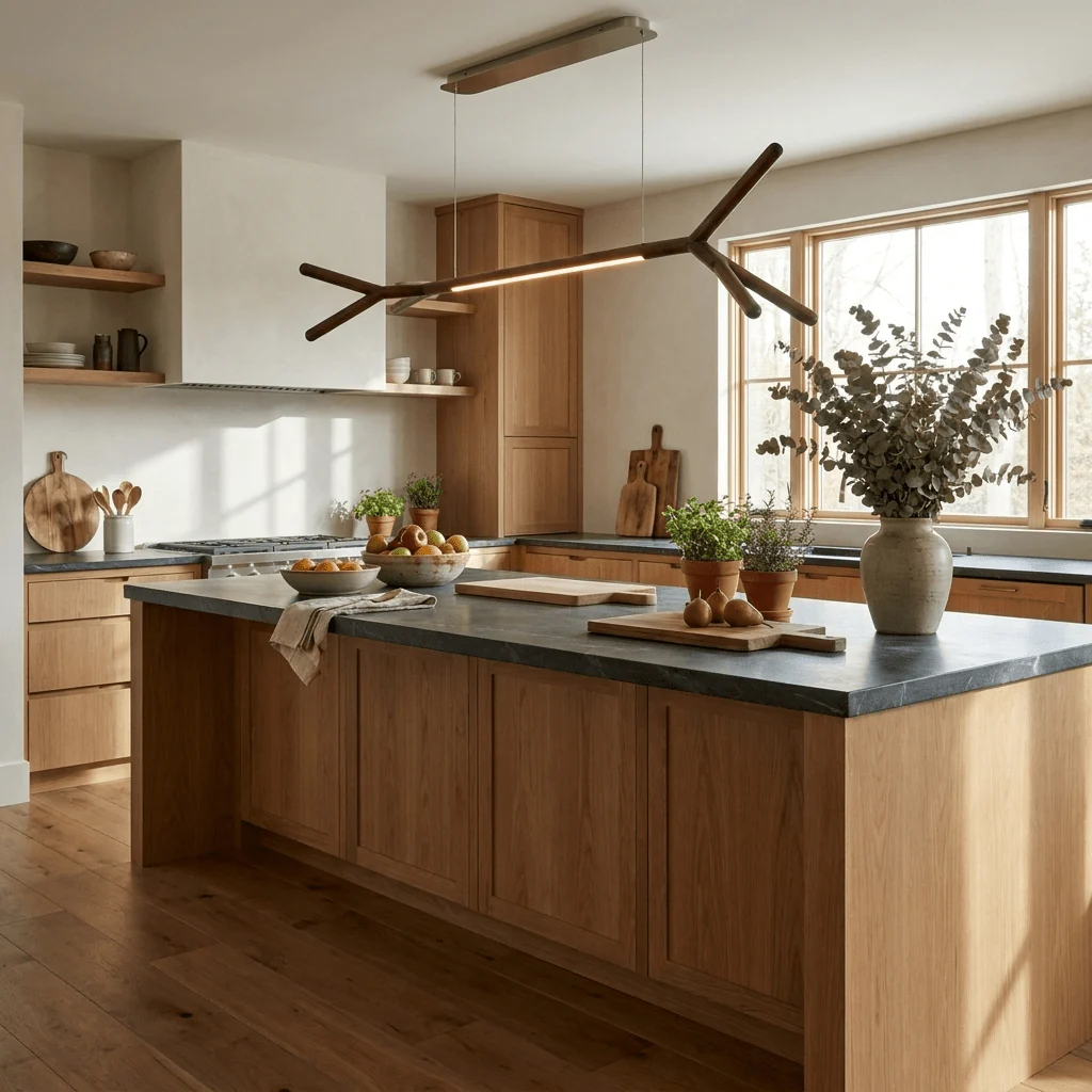 Branch Wood Linear Pendant Light - Image 5
