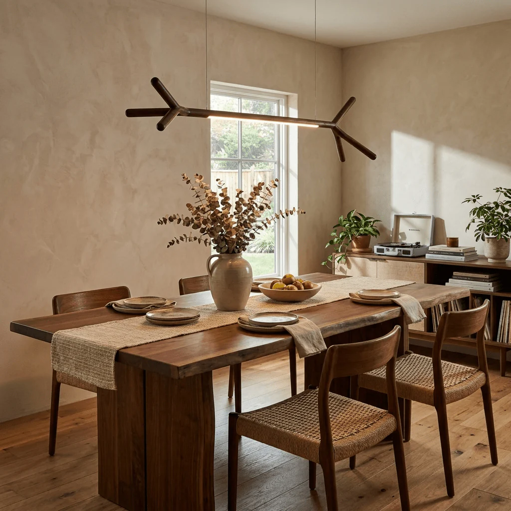 Branch Wood Linear Pendant Light - Image 6