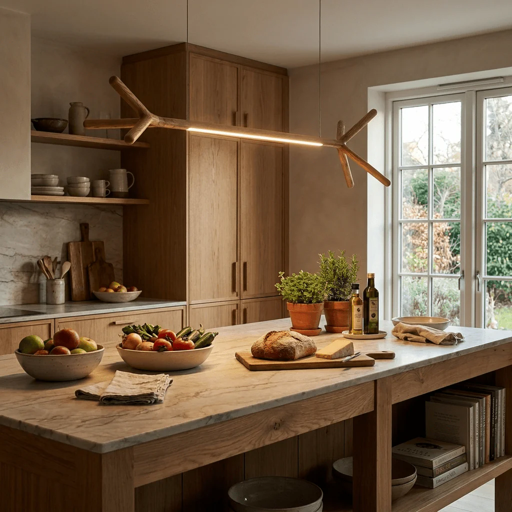 Branch Wood Linear Pendant Light - Image 7