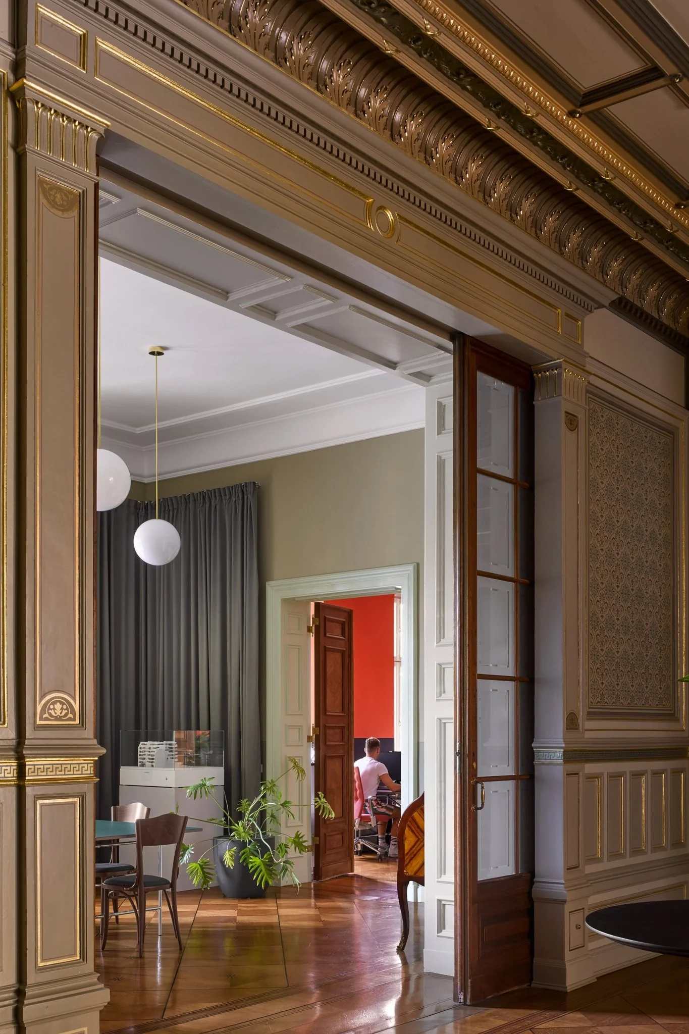 Brass Architectural Collection Pendant Lamp - Image 34