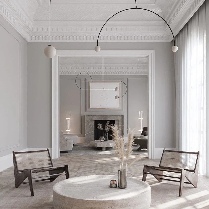Brass Architectural Collection Pendant Lamp - Image 53