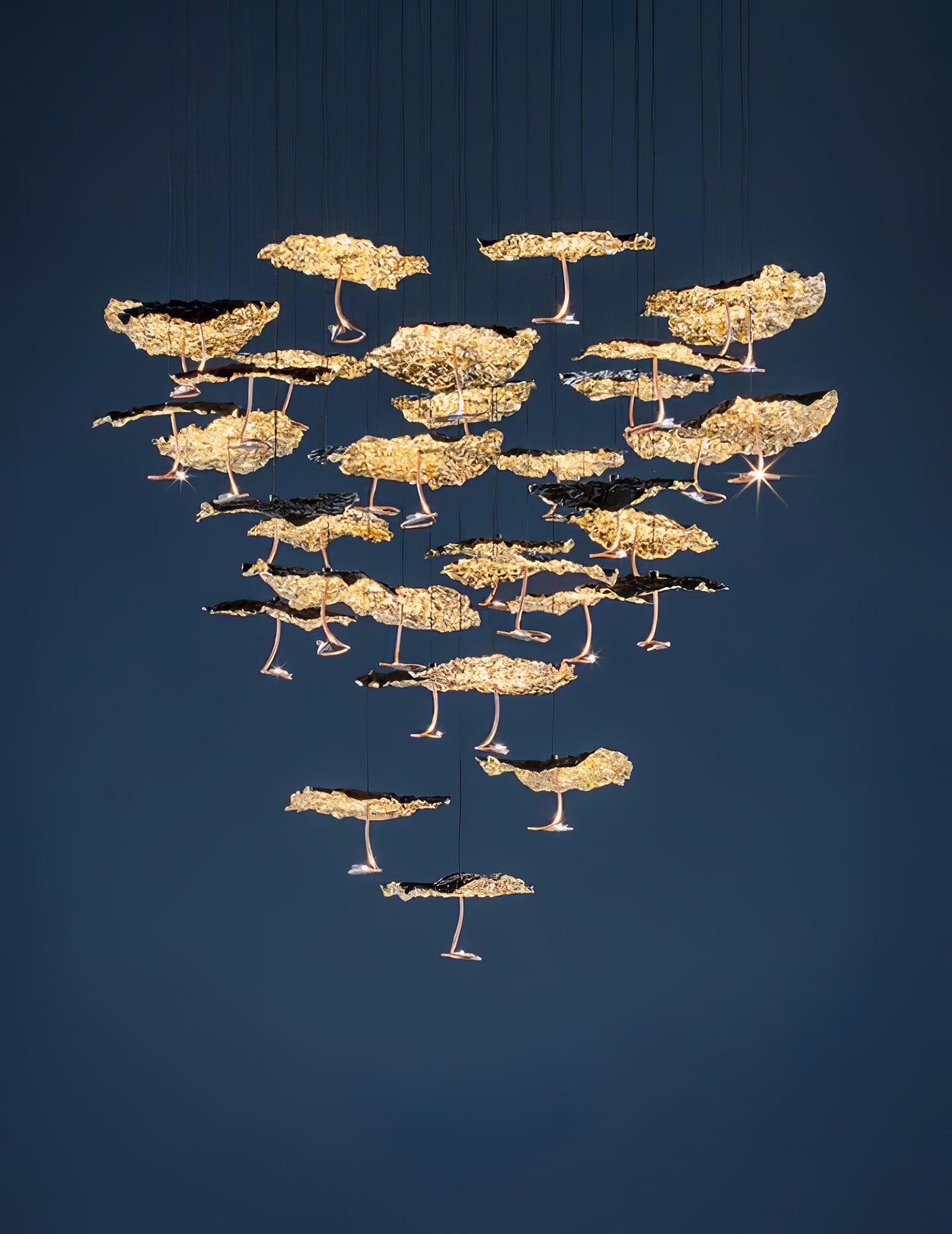 Brass Aviary Constellation Chandelier - Image 19