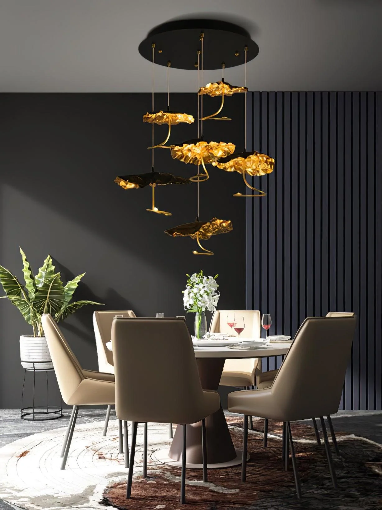Brass Aviary Constellation Chandelier - Image 24