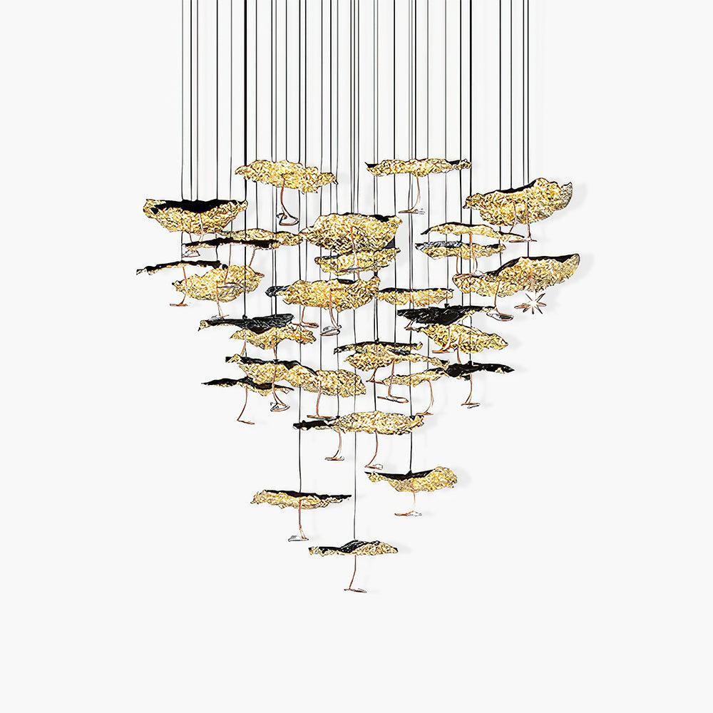Brass Aviary Constellation Chandelier - Image 28