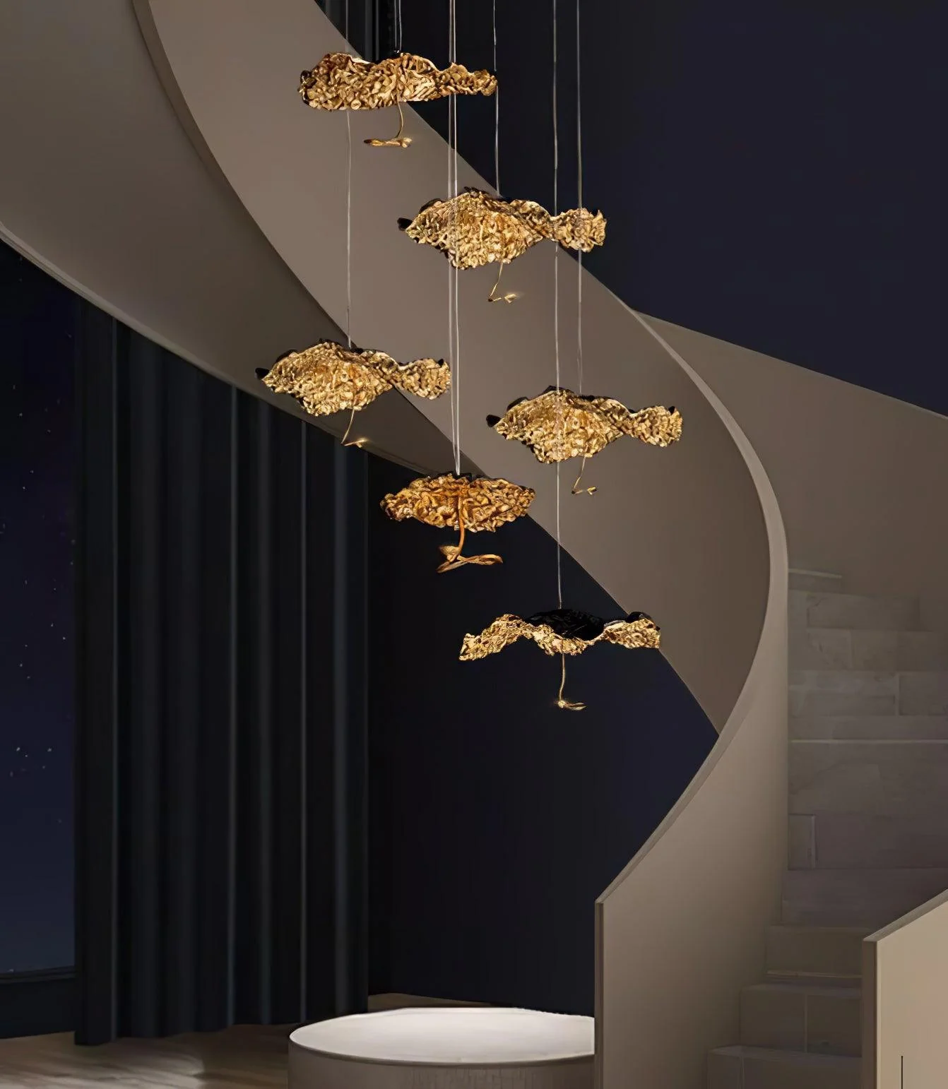 Brass Aviary Constellation Chandelier - Image 30