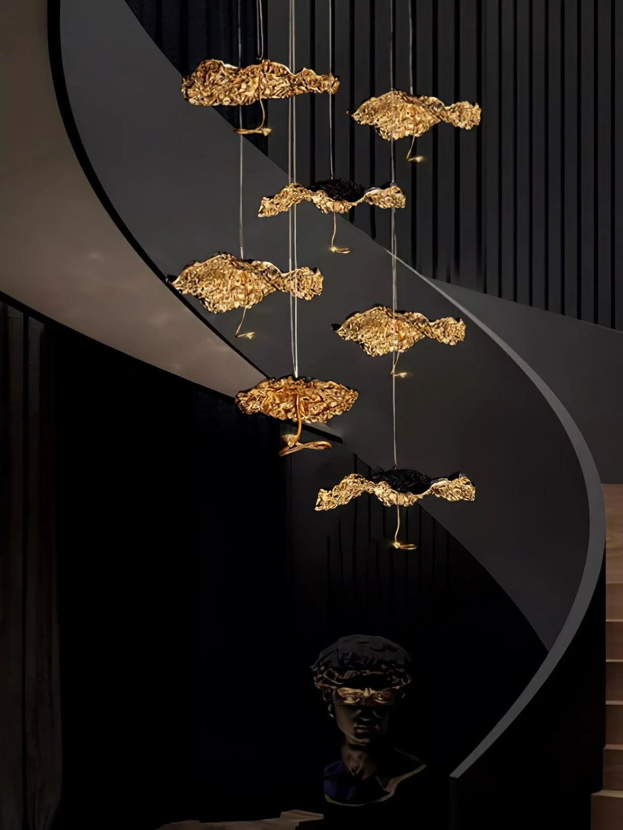 Brass Aviary Constellation Chandelier - Image 31