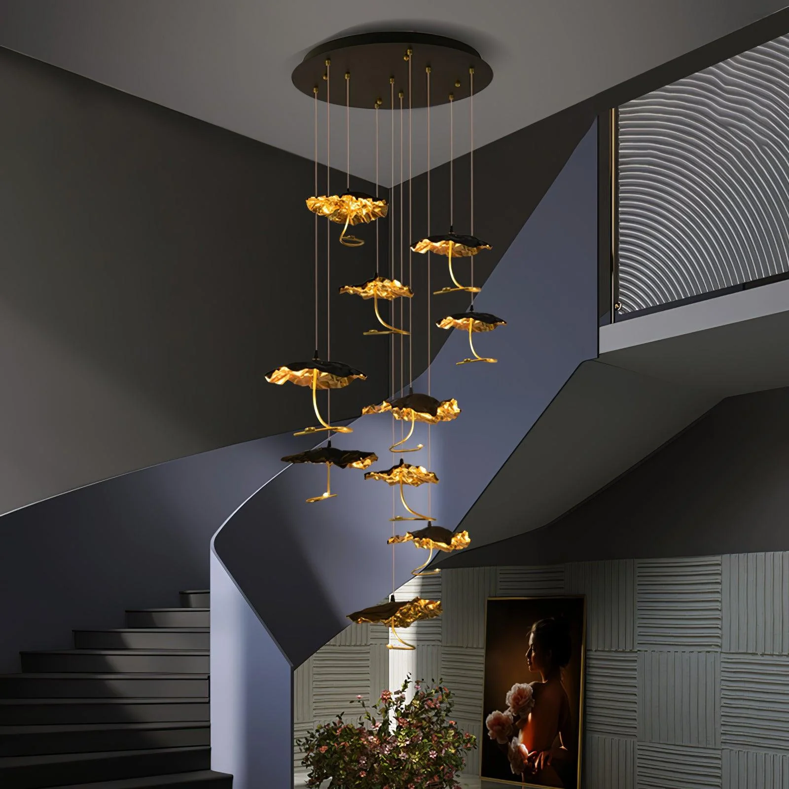 Brass Aviary Constellation Chandelier - Image 46