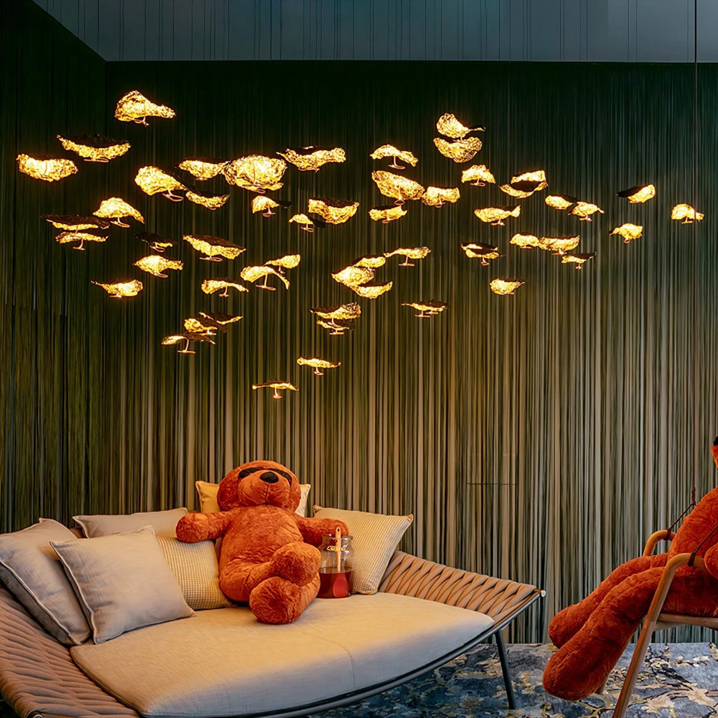 Brass Aviary Constellation Chandelier - Image 6