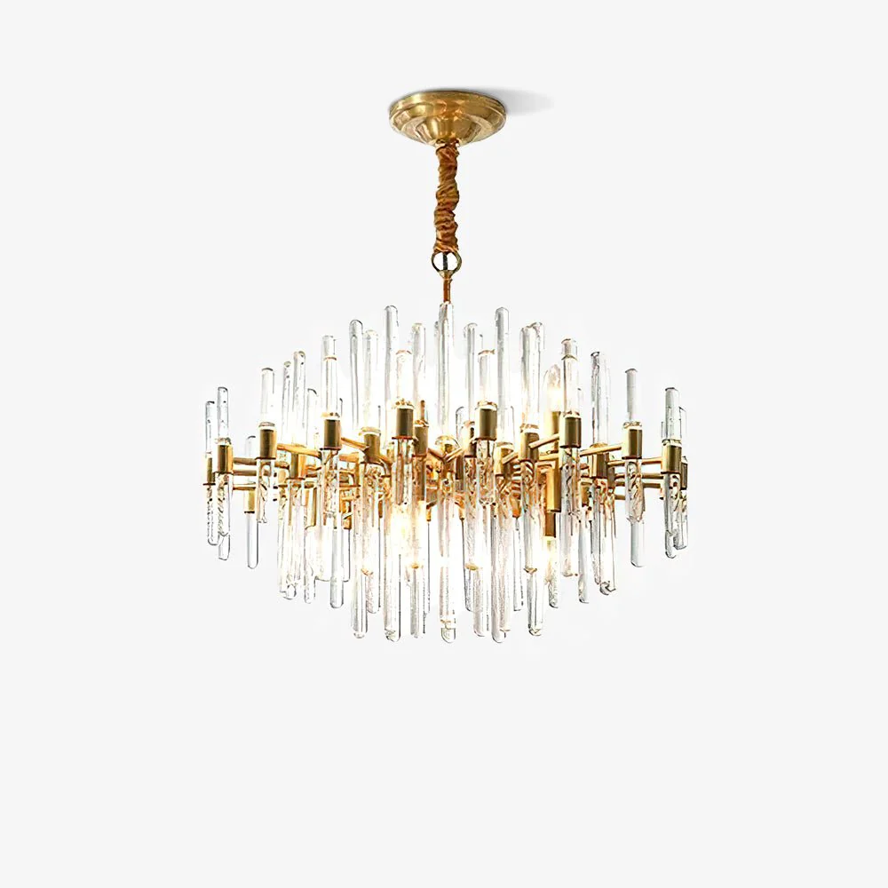 Vintage Antique Brass Chandelier - Image 21