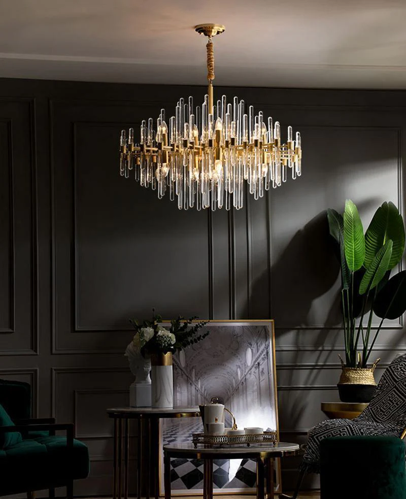 Vintage Antique Brass Chandelier - Image 23