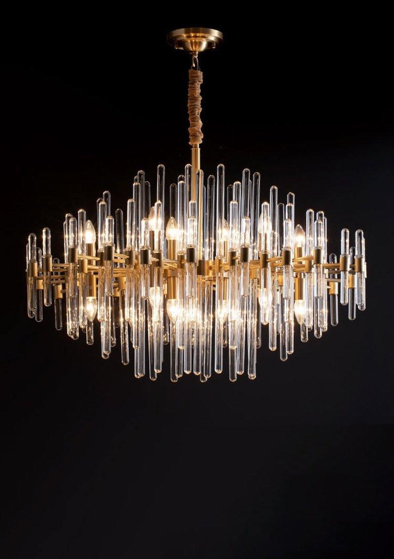 Vintage Antique Brass Chandelier - Image 27