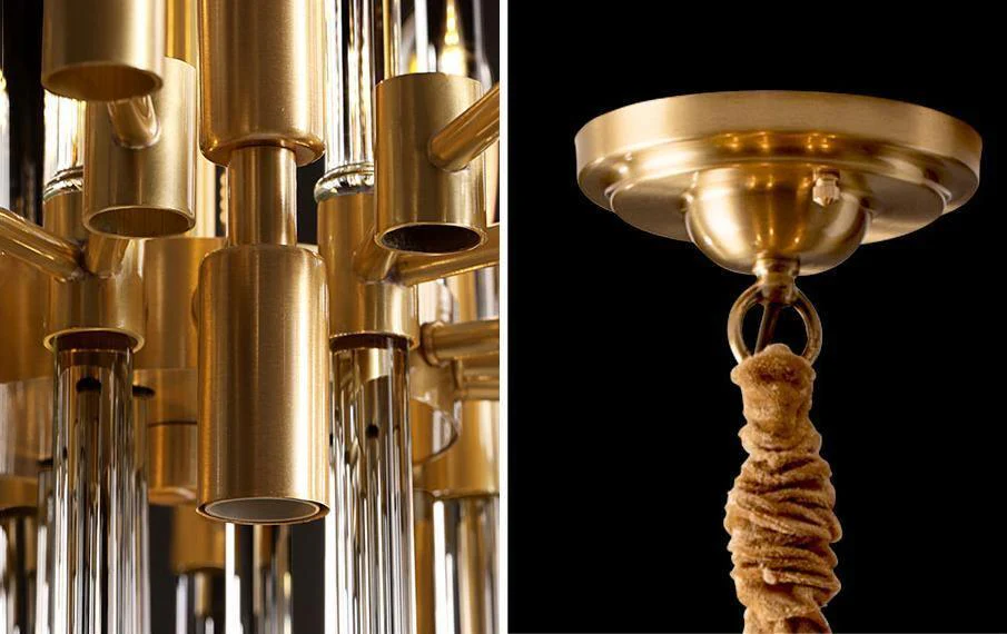 Vintage Antique Brass Chandelier - Image 33
