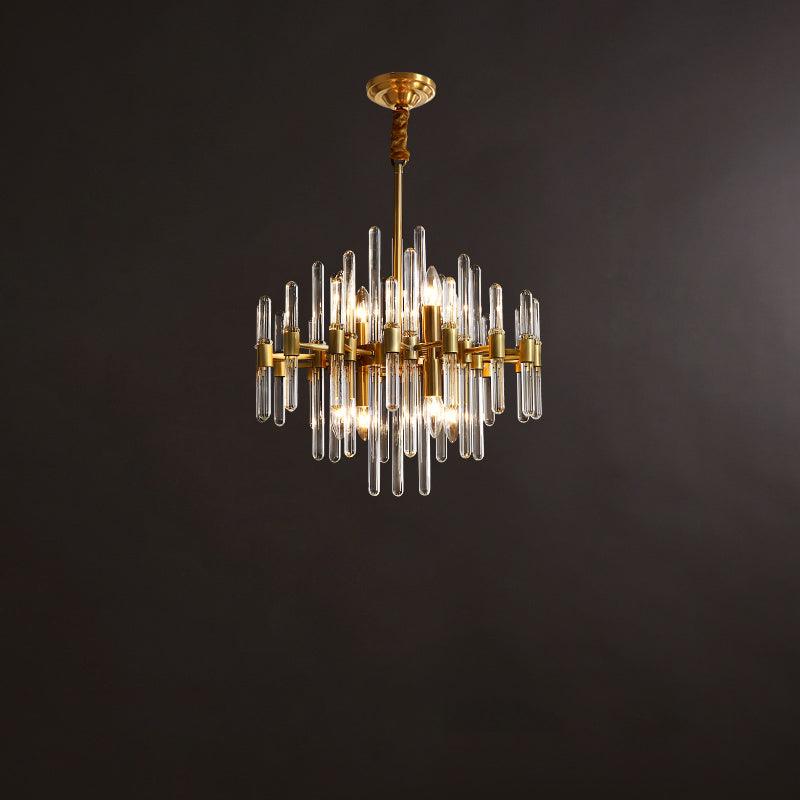 Vintage Antique Brass Chandelier - Image 42
