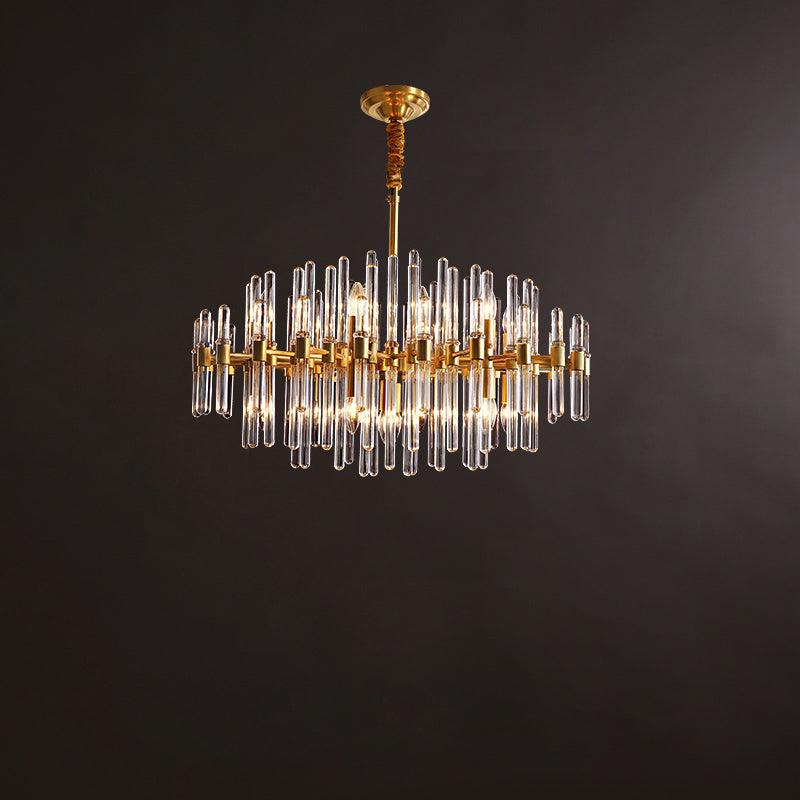 Vintage Antique Brass Chandelier - Image 45