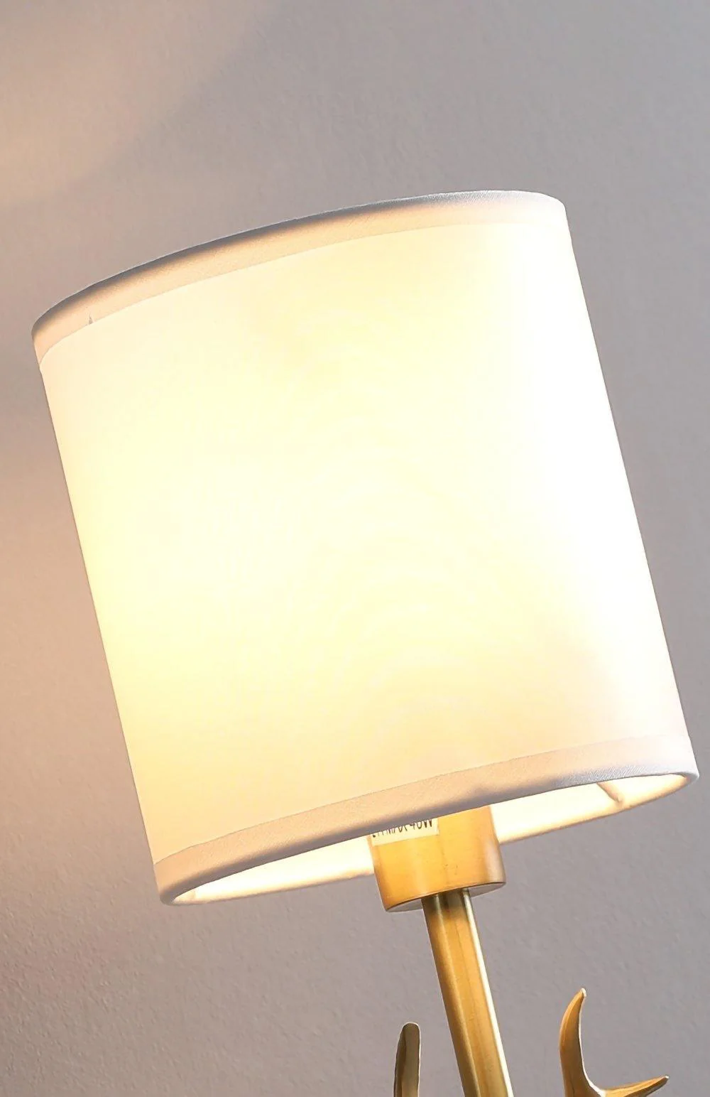 Brass Deer Head Wall Light - Image 35