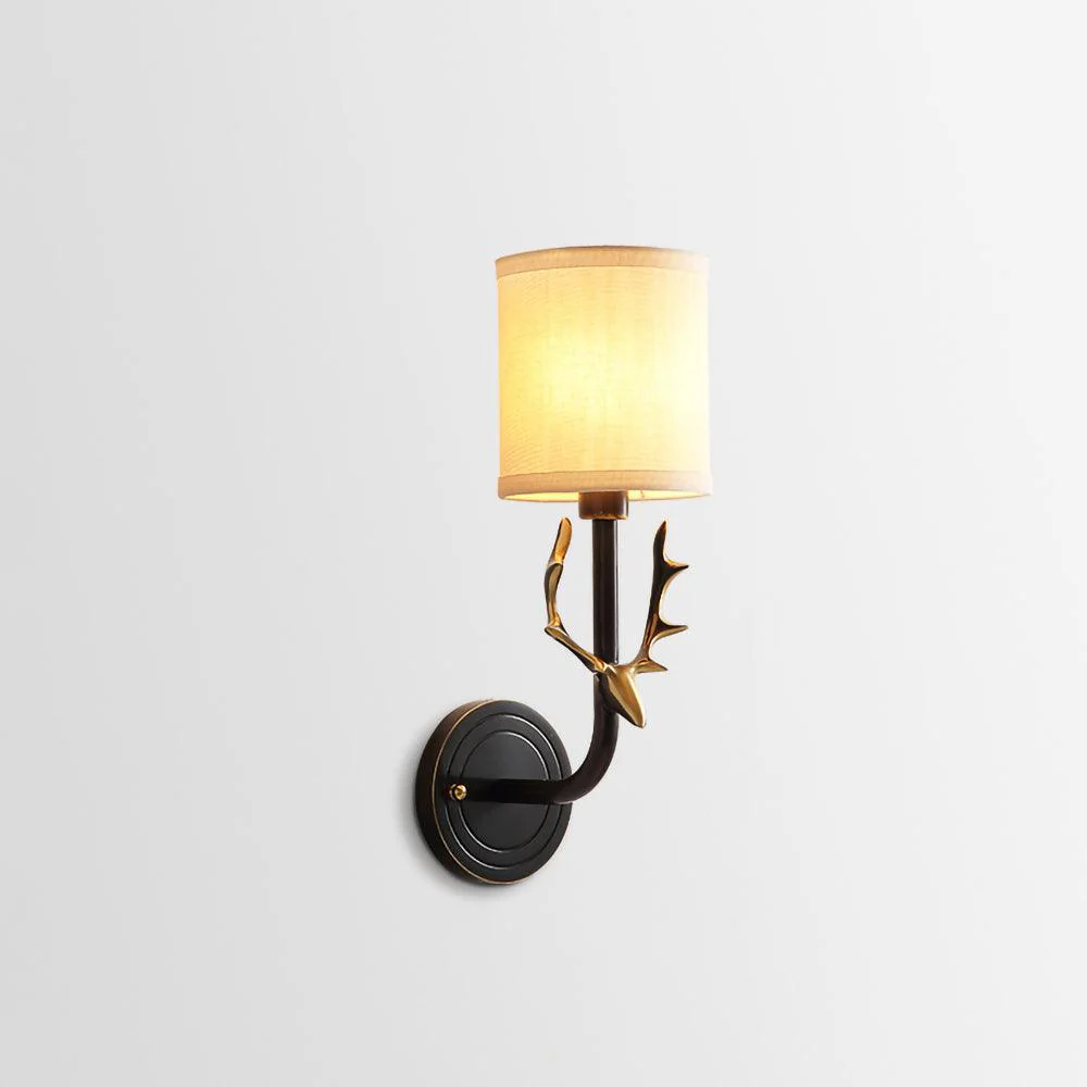 Brass Deer Head Wall Light - Image 41