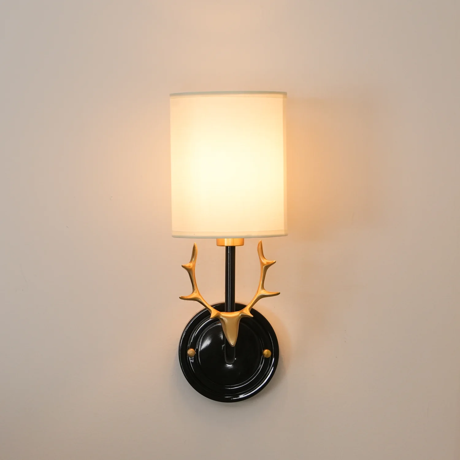 Brass Deer Head Wall Light - Image 53