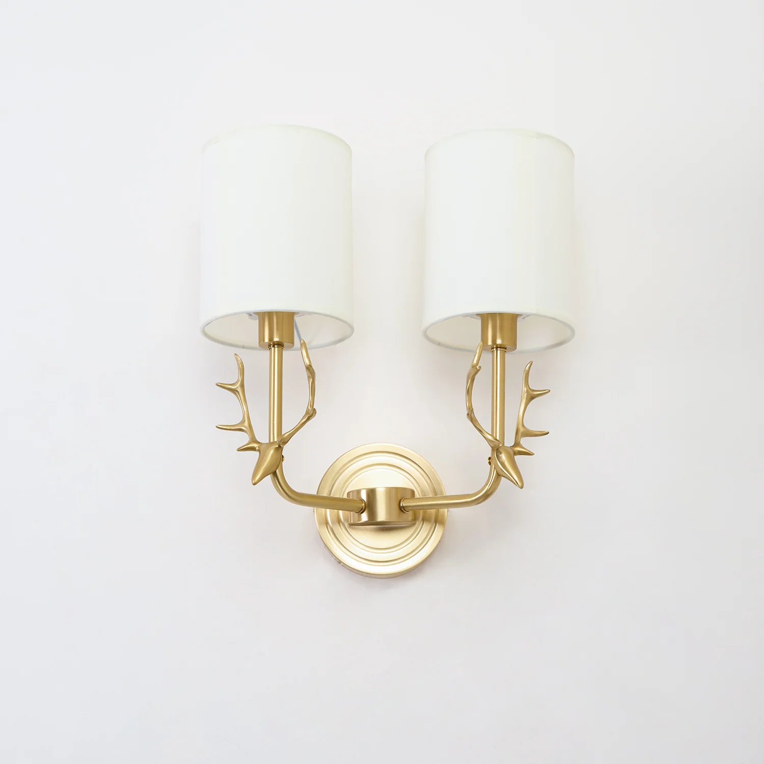 Brass Deer Head Wall Light - Image 60