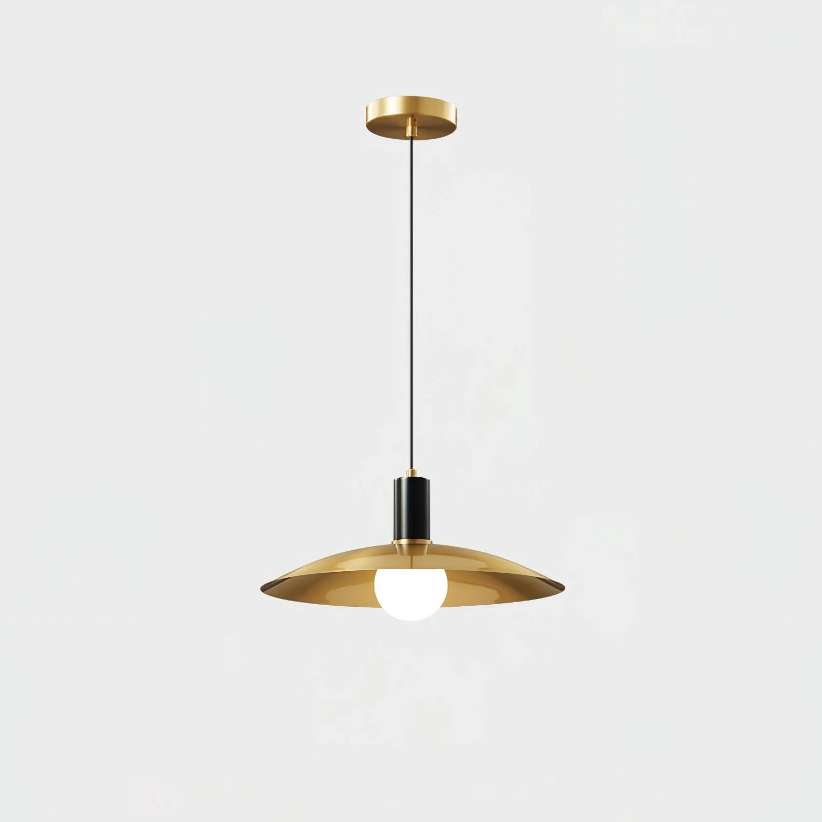 Brass Flared Pendant Lamp - Image 19