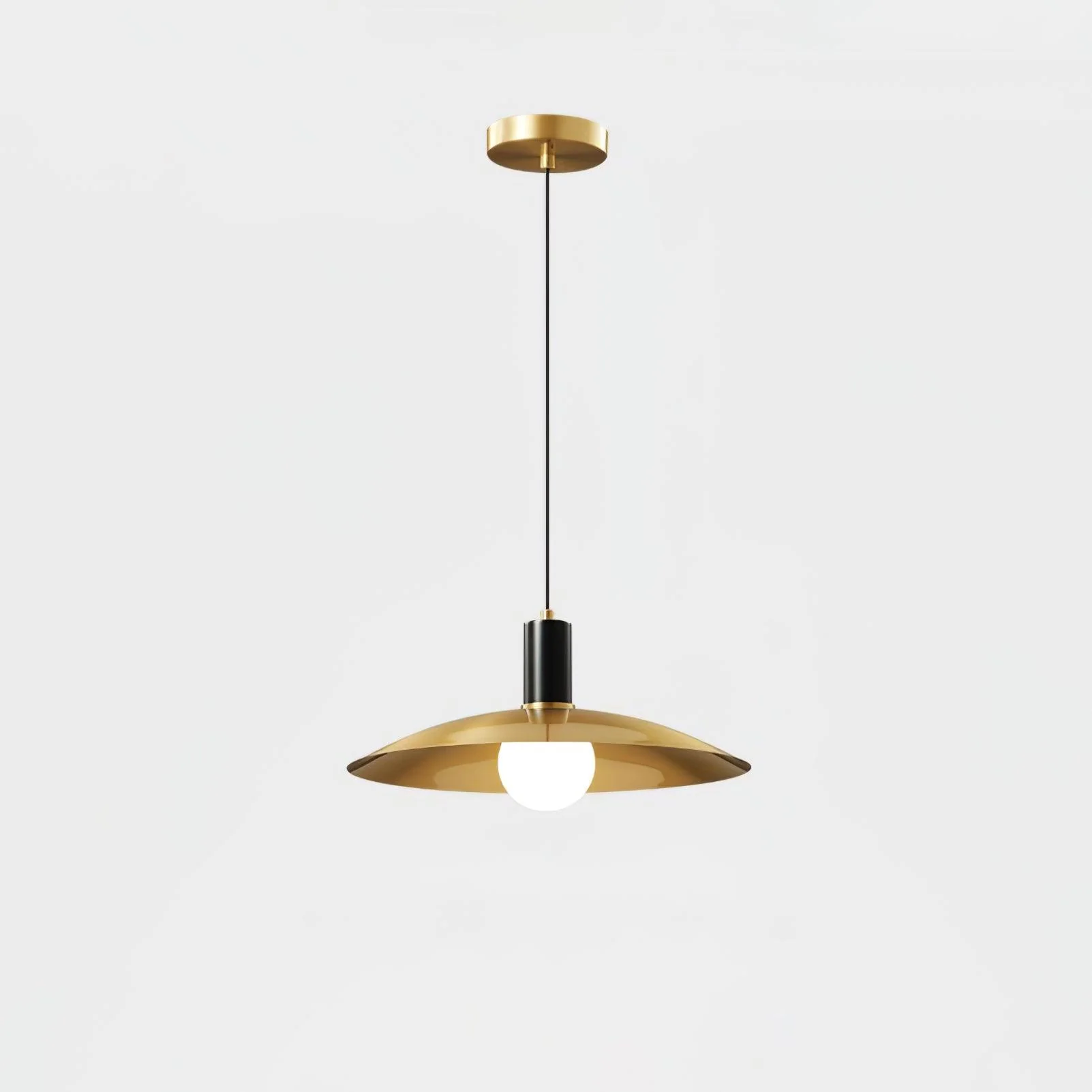 Brass Flared Pendant Lamp - Image 20