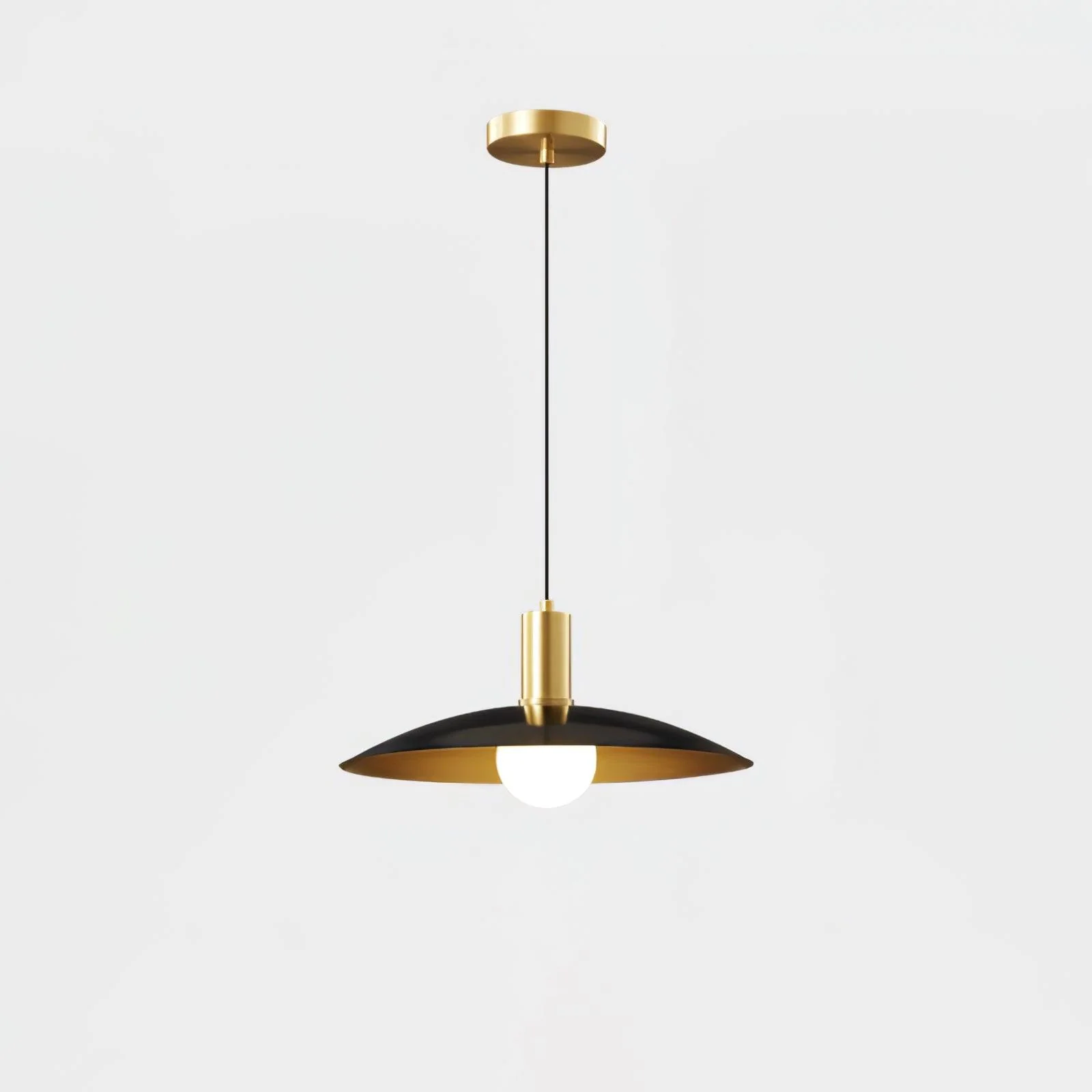 Brass Flared Pendant Lamp - Image 21