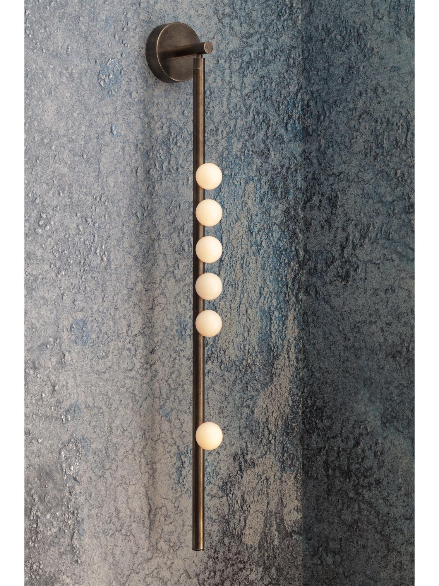 Brass Glass Tube Plug-in Wall Lamp - Image 34
