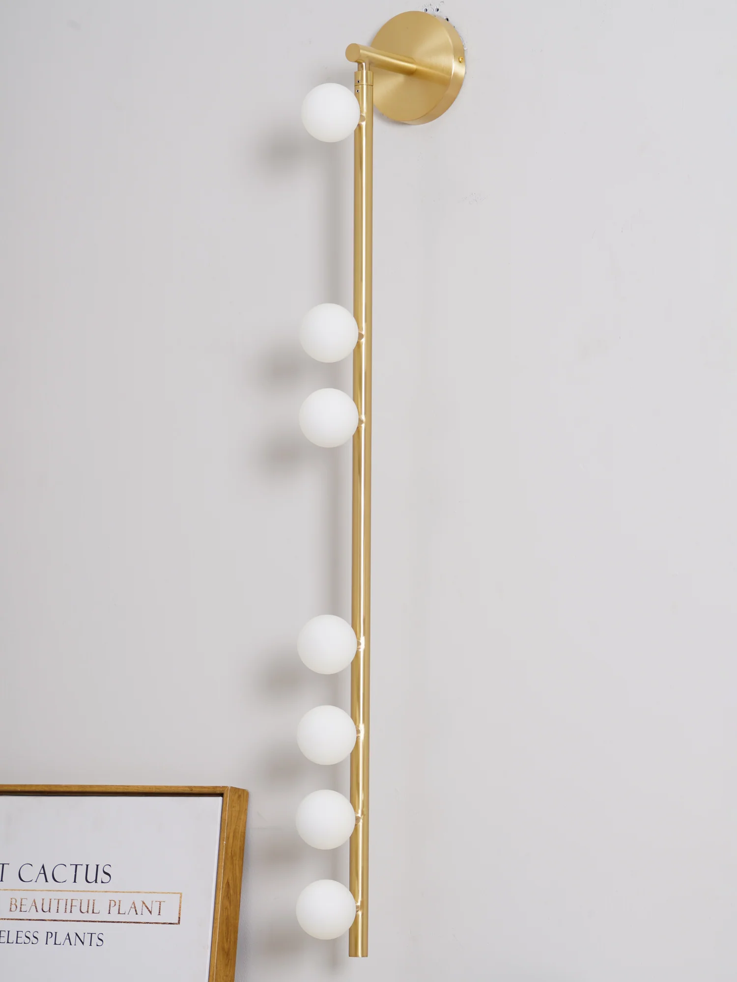 Brass Glass Tube Plug-in Wall Lamp - Image 61