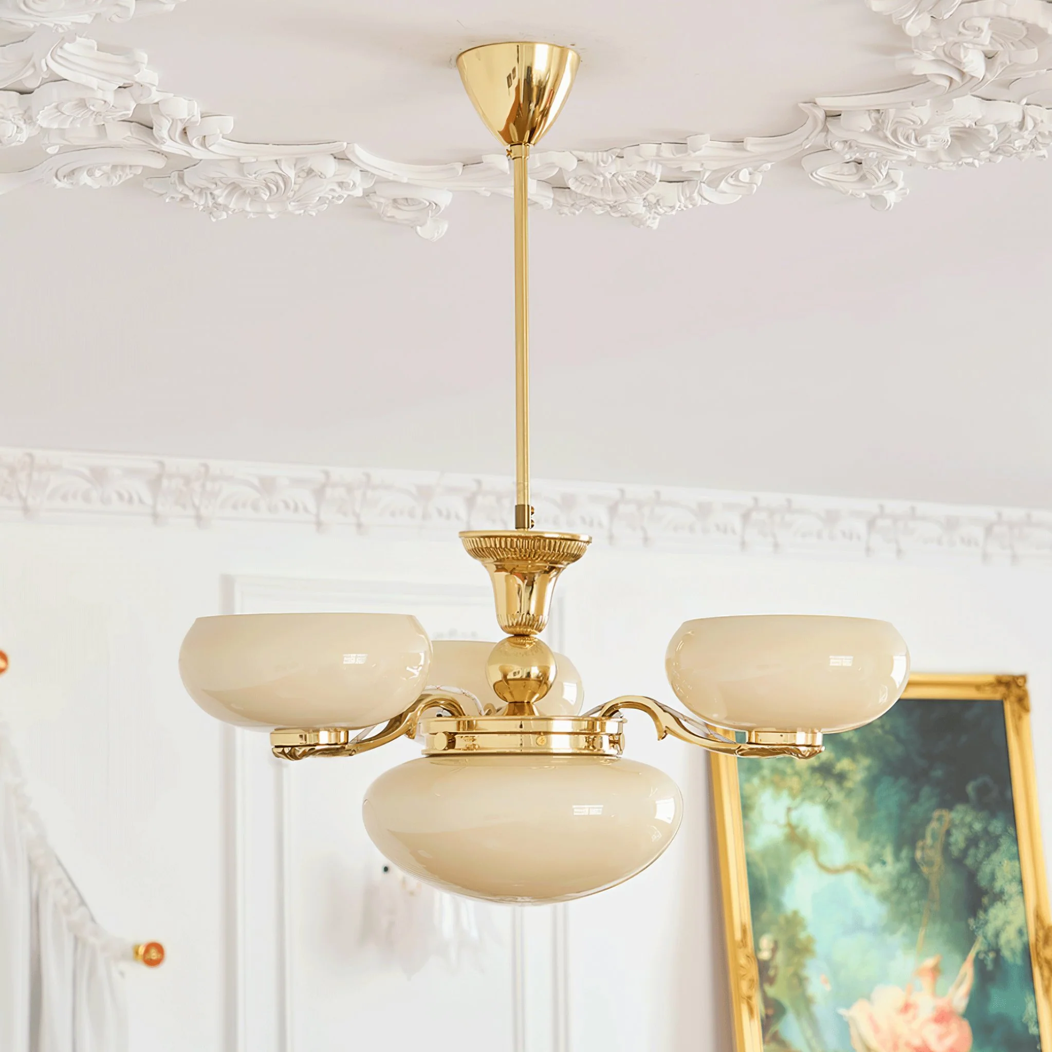 Brass Radiance Orb Chandelier - Image 10