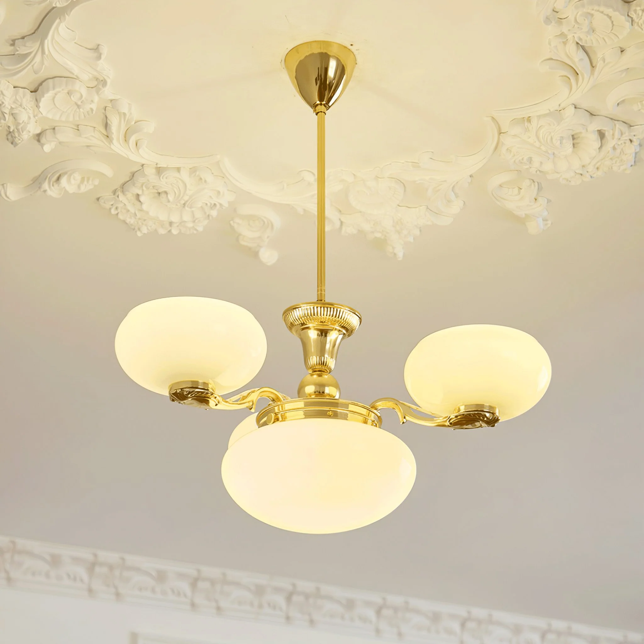 Brass Radiance Orb Chandelier - Image 11