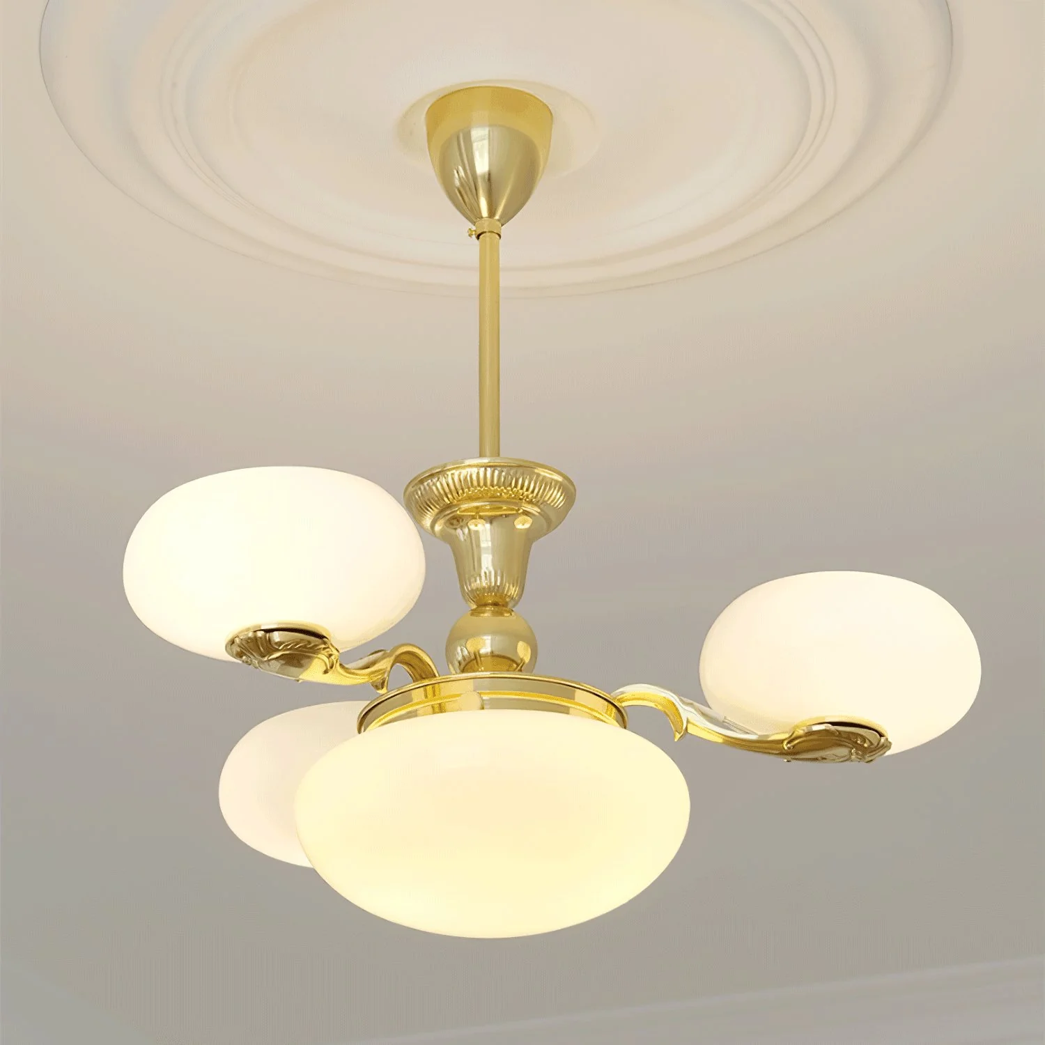 Brass Radiance Orb Chandelier - Image 14