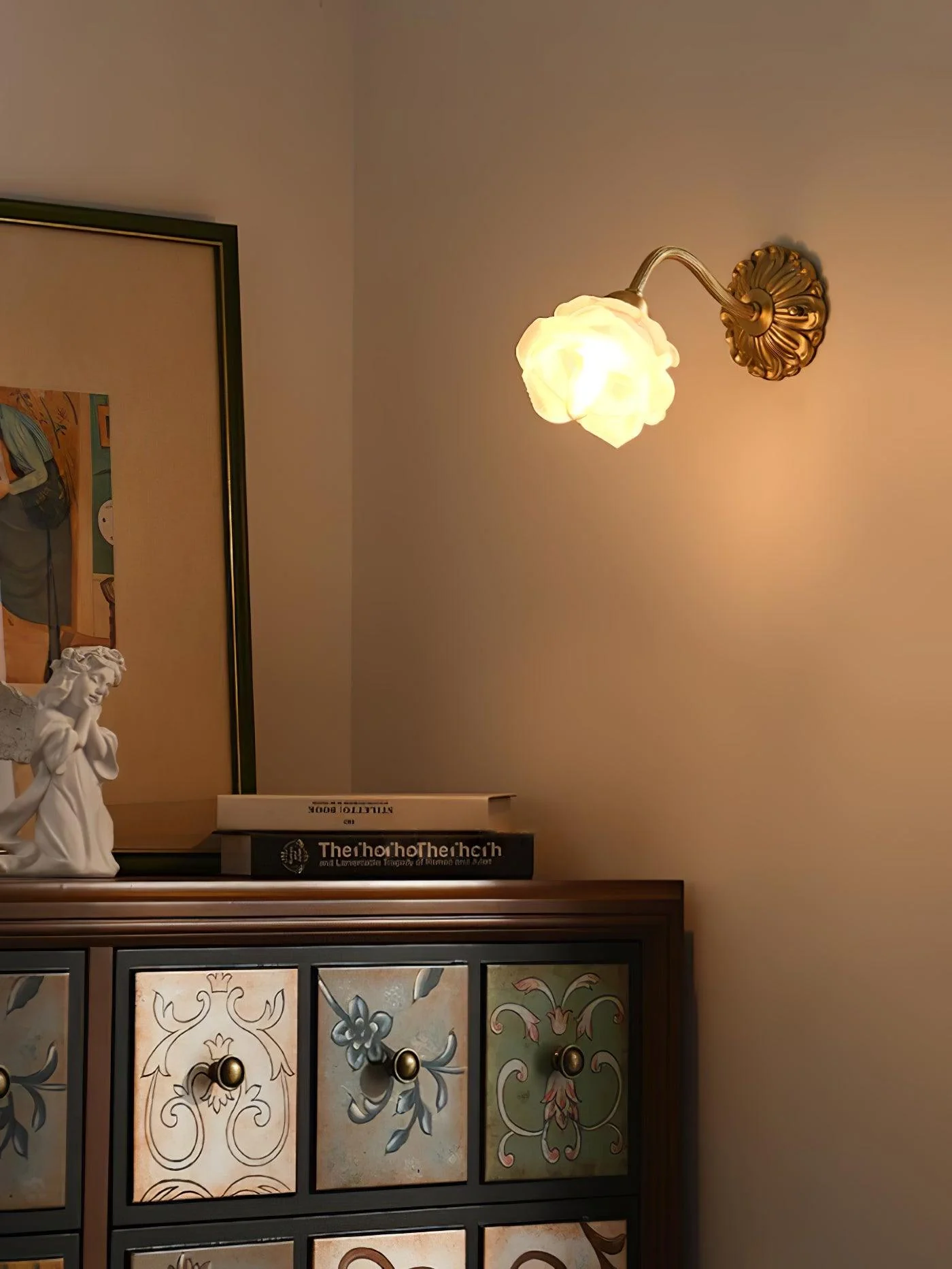 Brass Rose Wall Light - Image 18