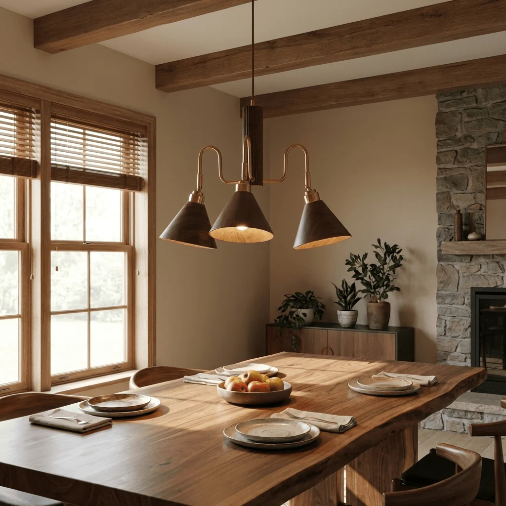 Bravik Wood Chandelier - Image 2