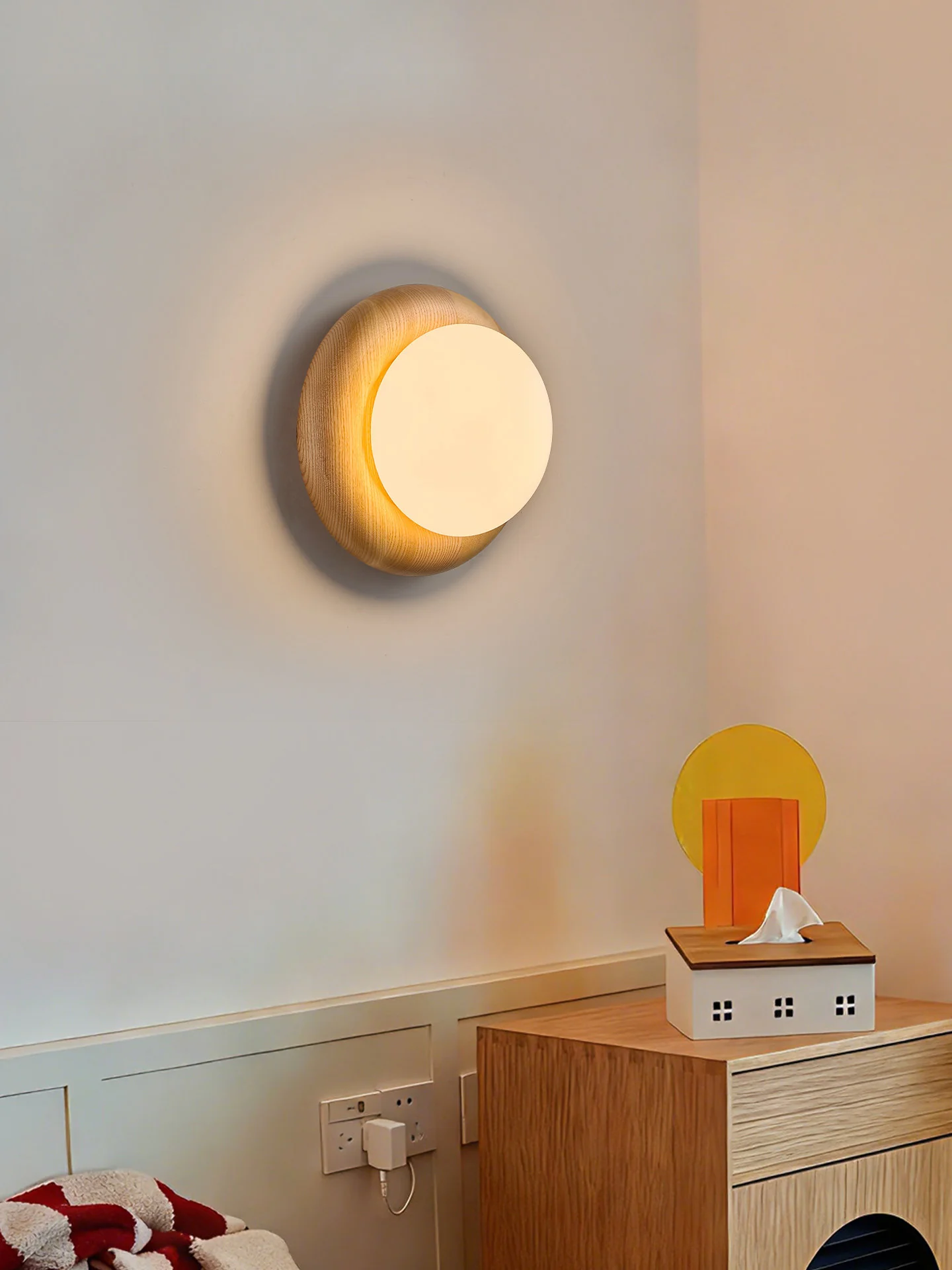 Brevin Wood Wall Sconce - Image 5