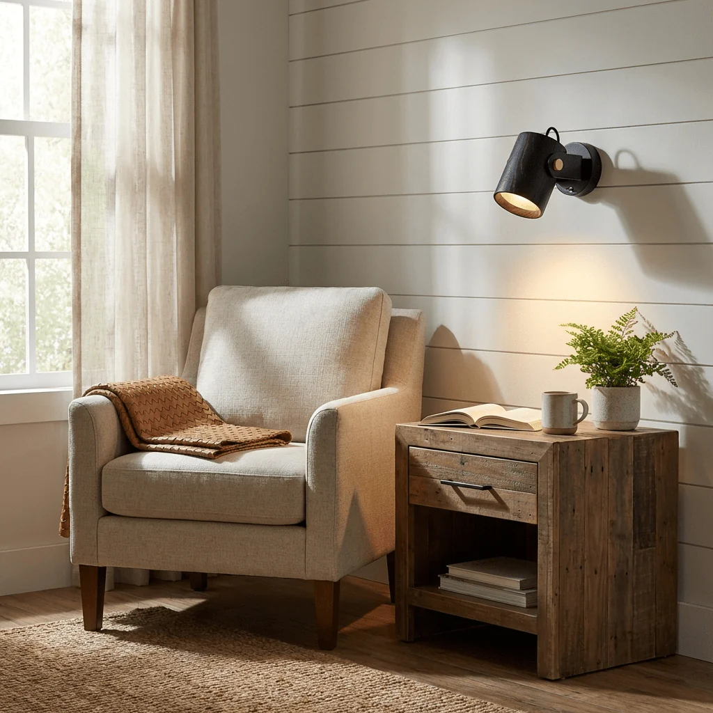 Brinka Wood Wall Spotlight - Image 2