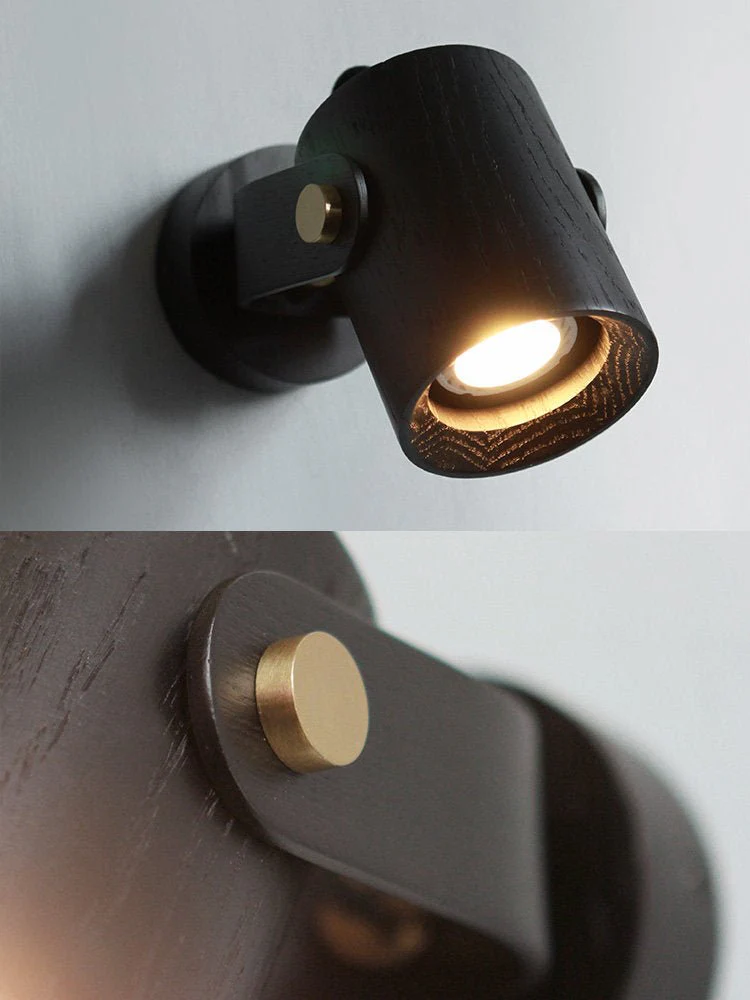 Brinka Wood Wall Spotlight - Image 4
